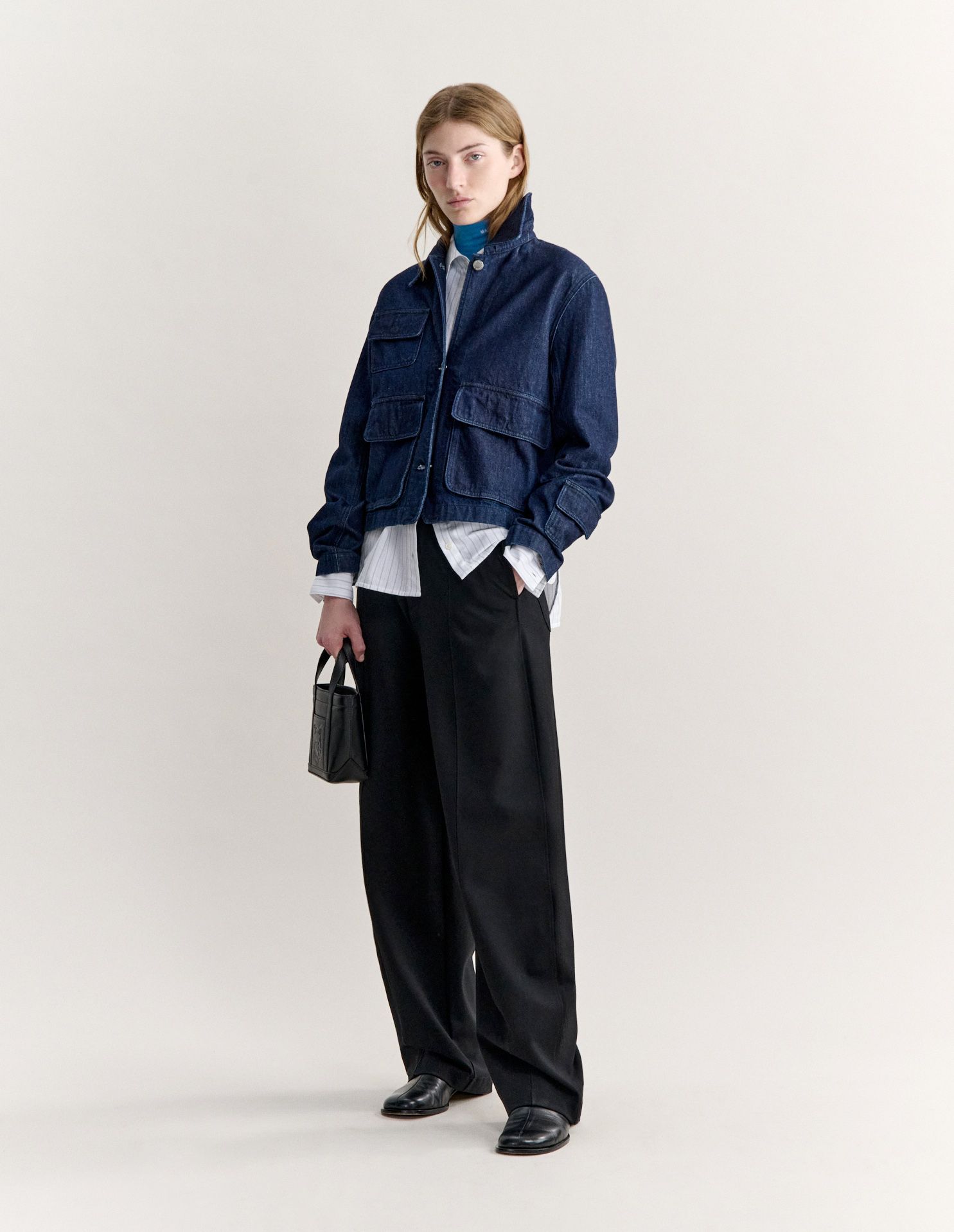 Áo khoác nữ denim Mini Barn