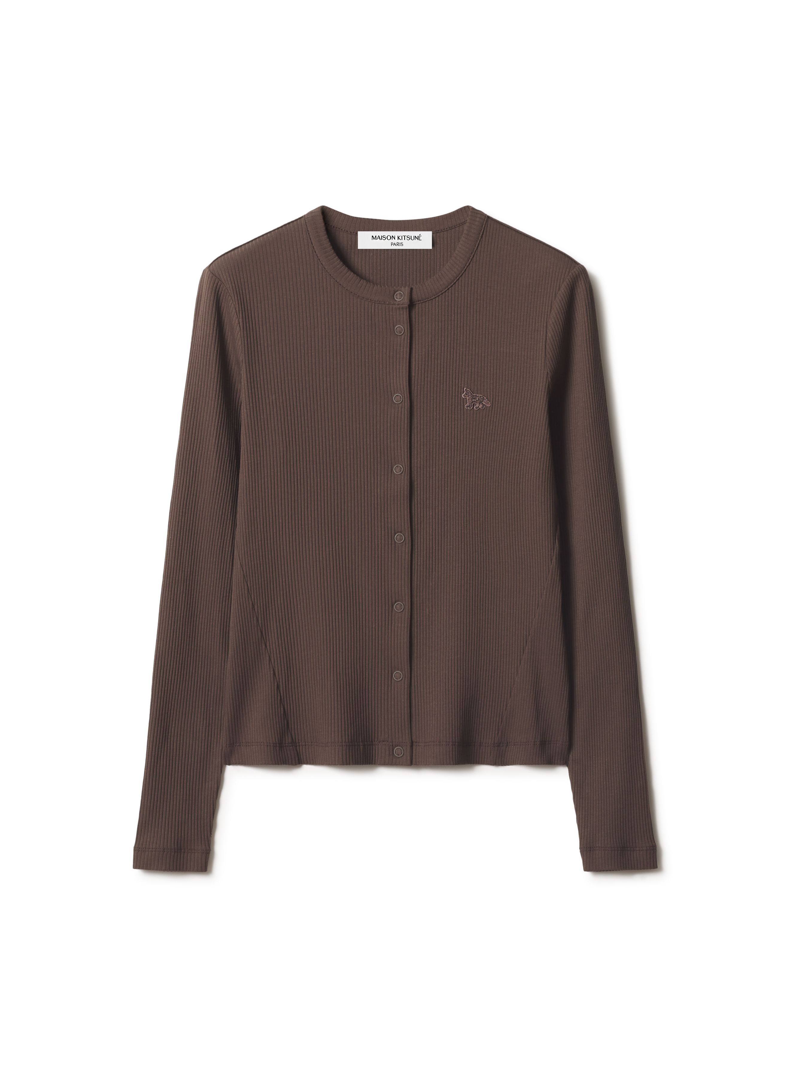 Maison Kitsuné - Áo cardigan nữ Baby Fox dáng fitted