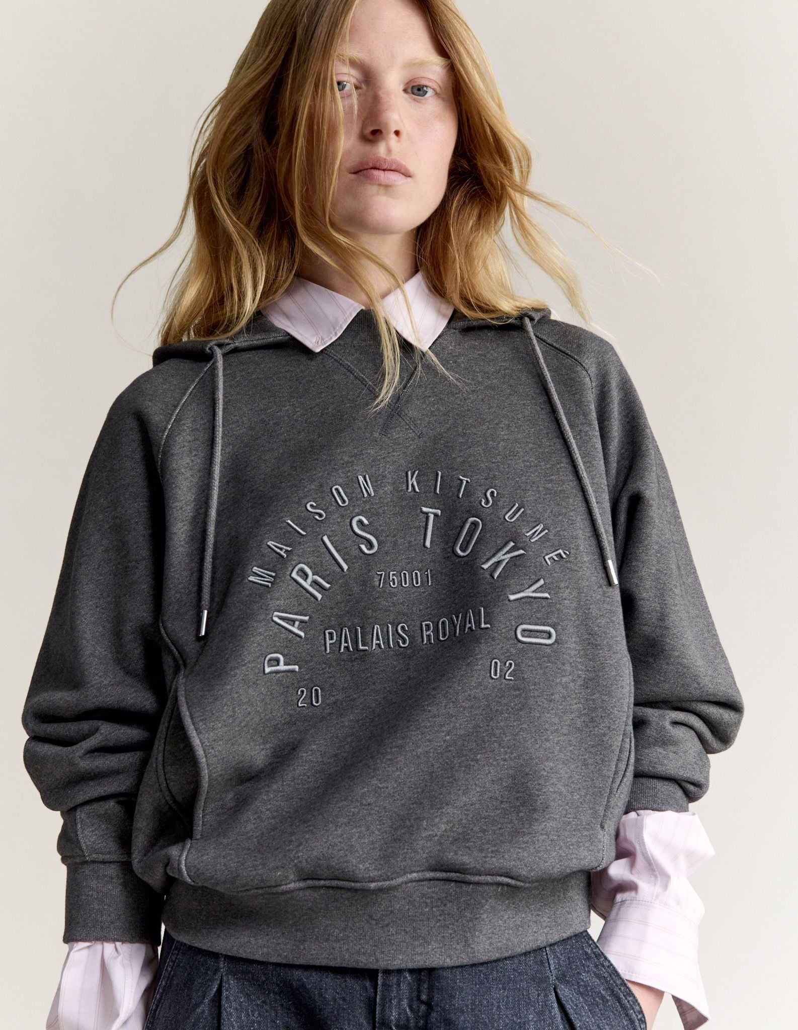 Áo cardigan nữ Circle Stamp nỉ phai màu