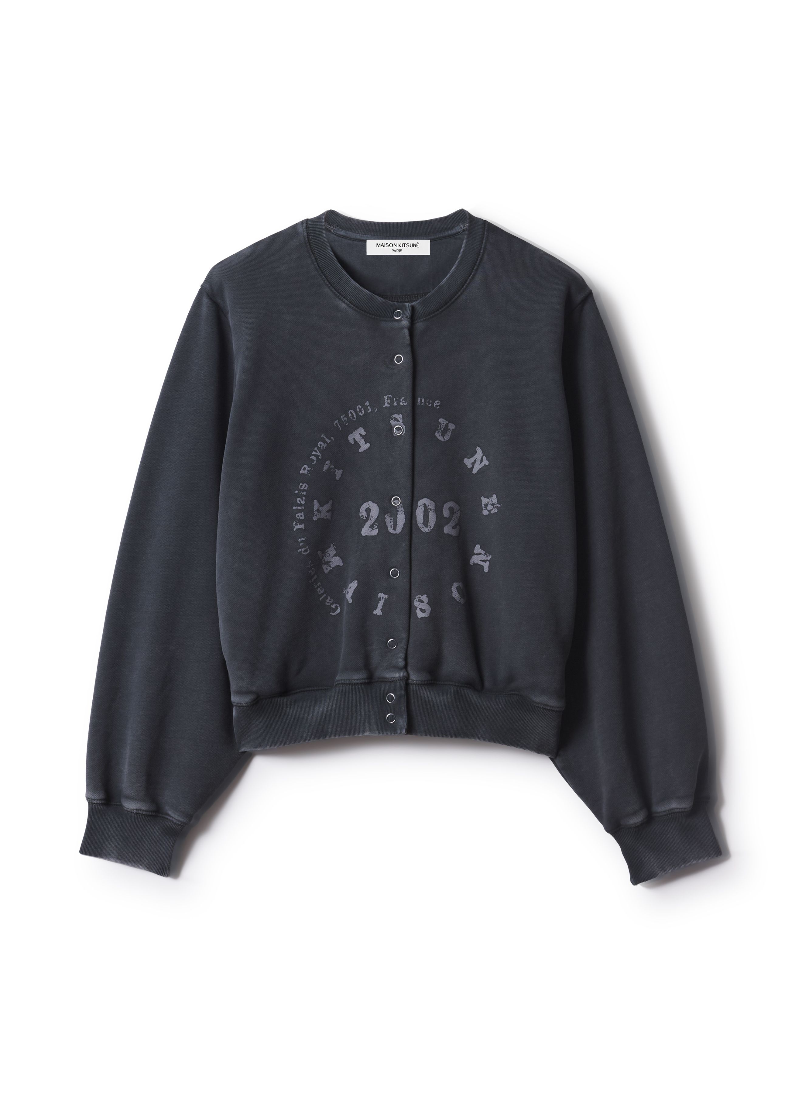 Áo cardigan nữ Circle Stamp nỉ phai màu
