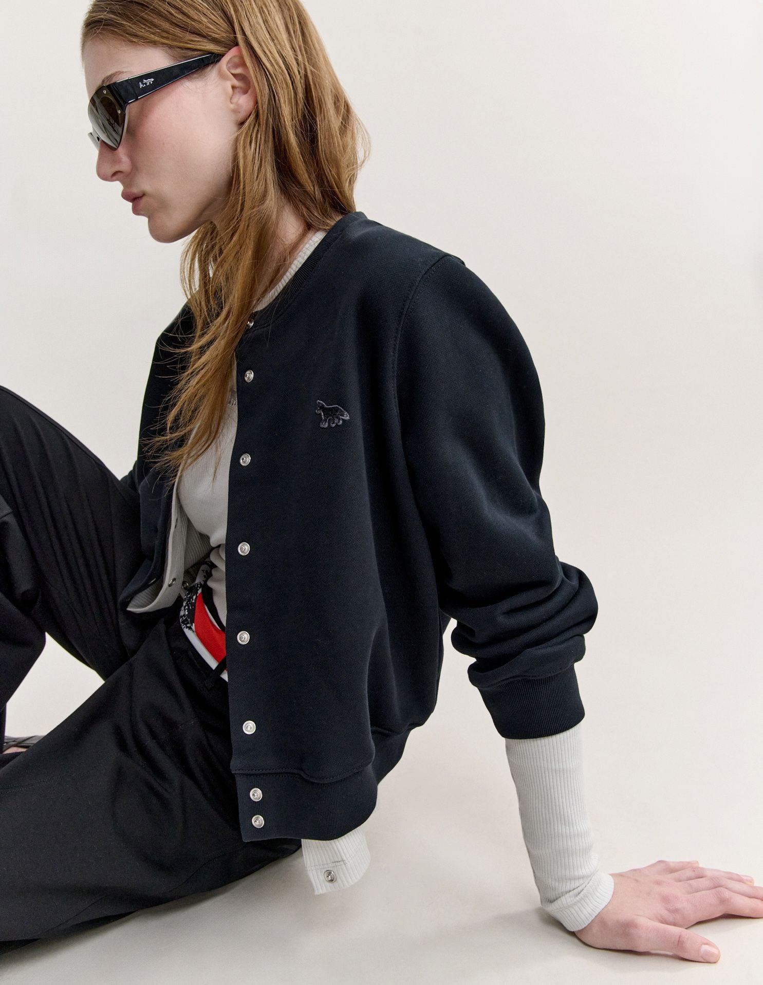 Áo cardigan nữ Baby Fox nỉ dáng ôm