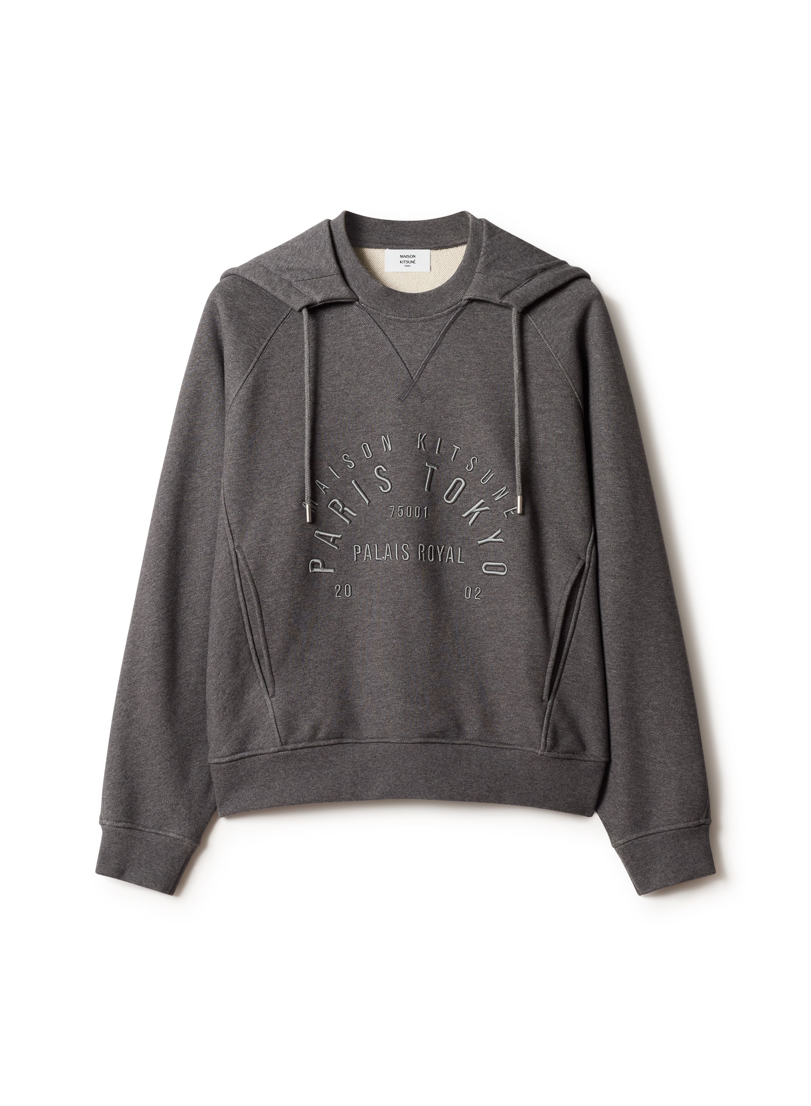 Áo hoodie nữ College túi mở dáng relaxed