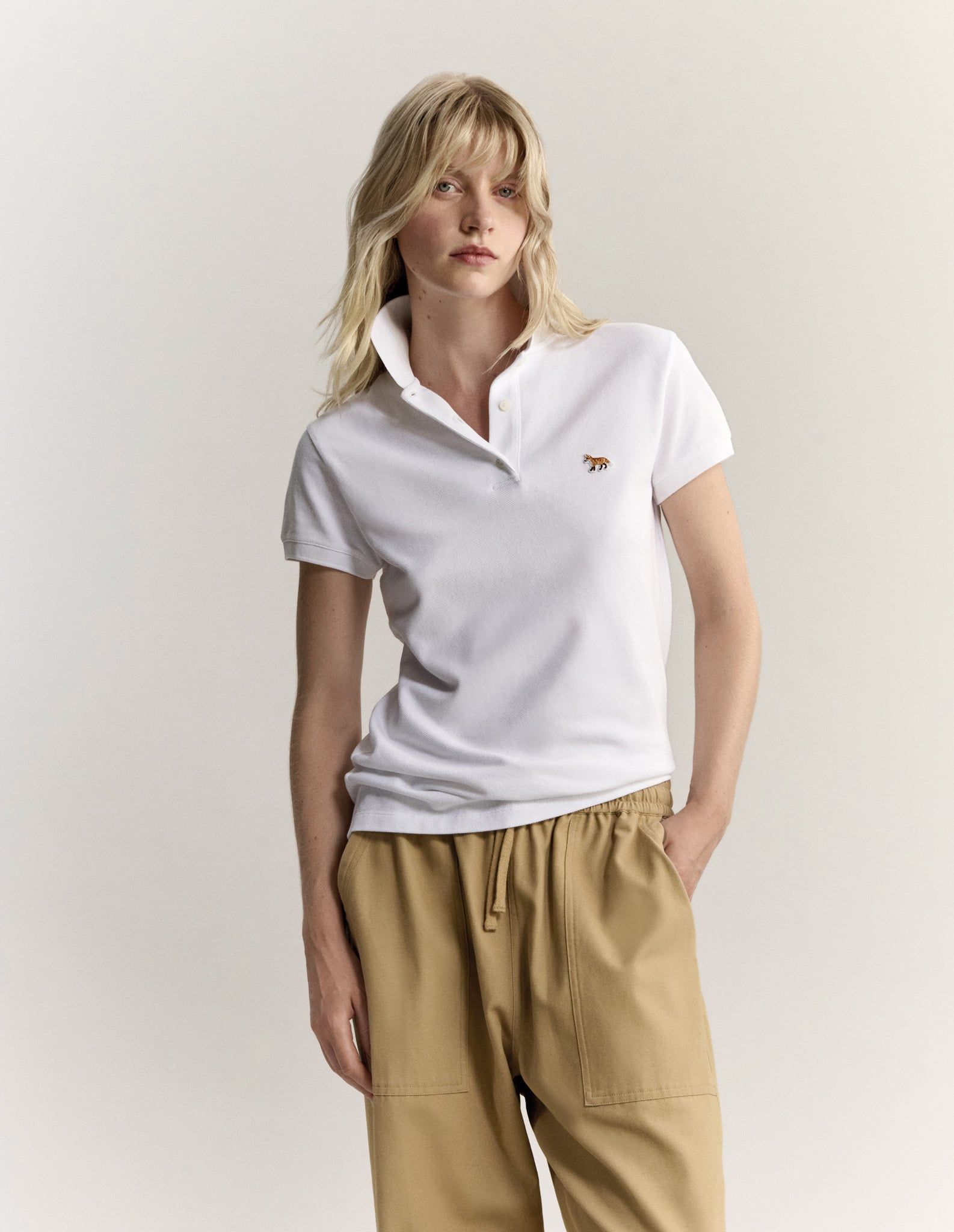 Áo polo nữ Baby Fox dáng regular