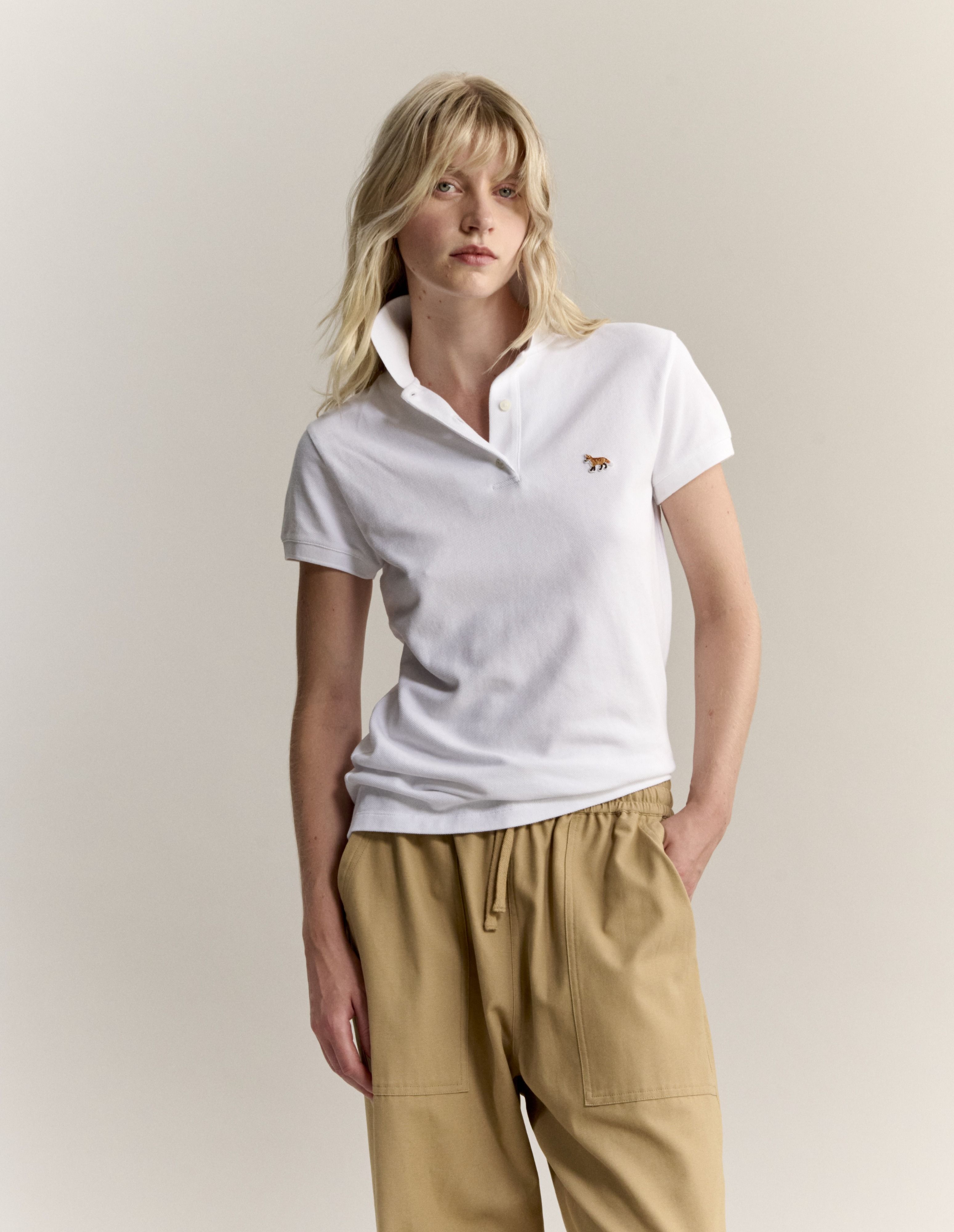 Áo polo nữ Baby Fox dáng regular