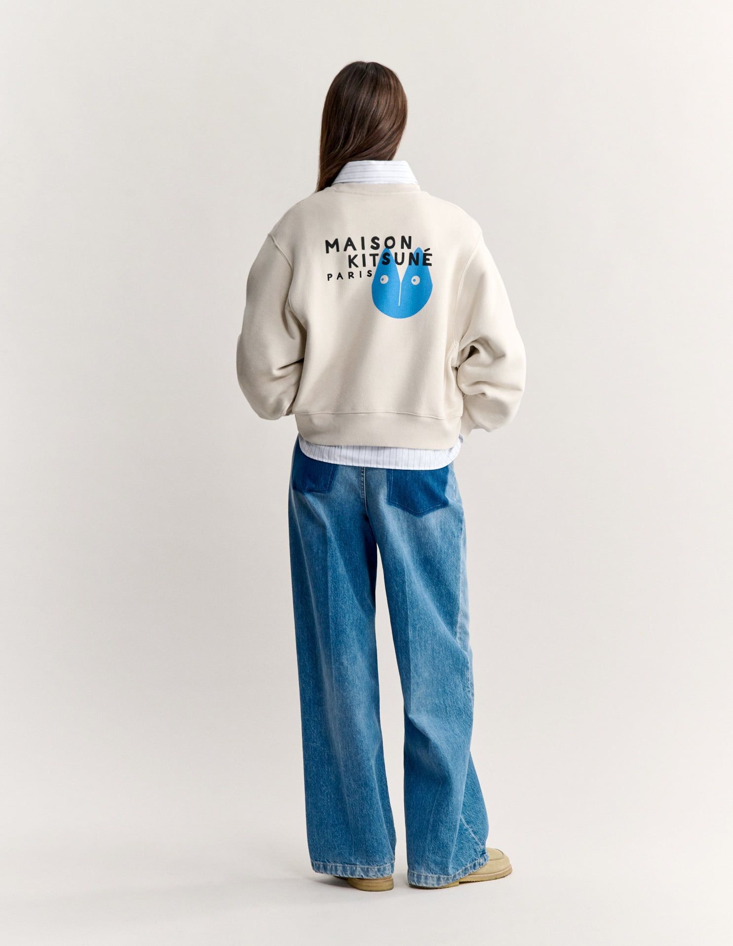 Áo sweatshirt nữ Fortune Fox dáng relaxed