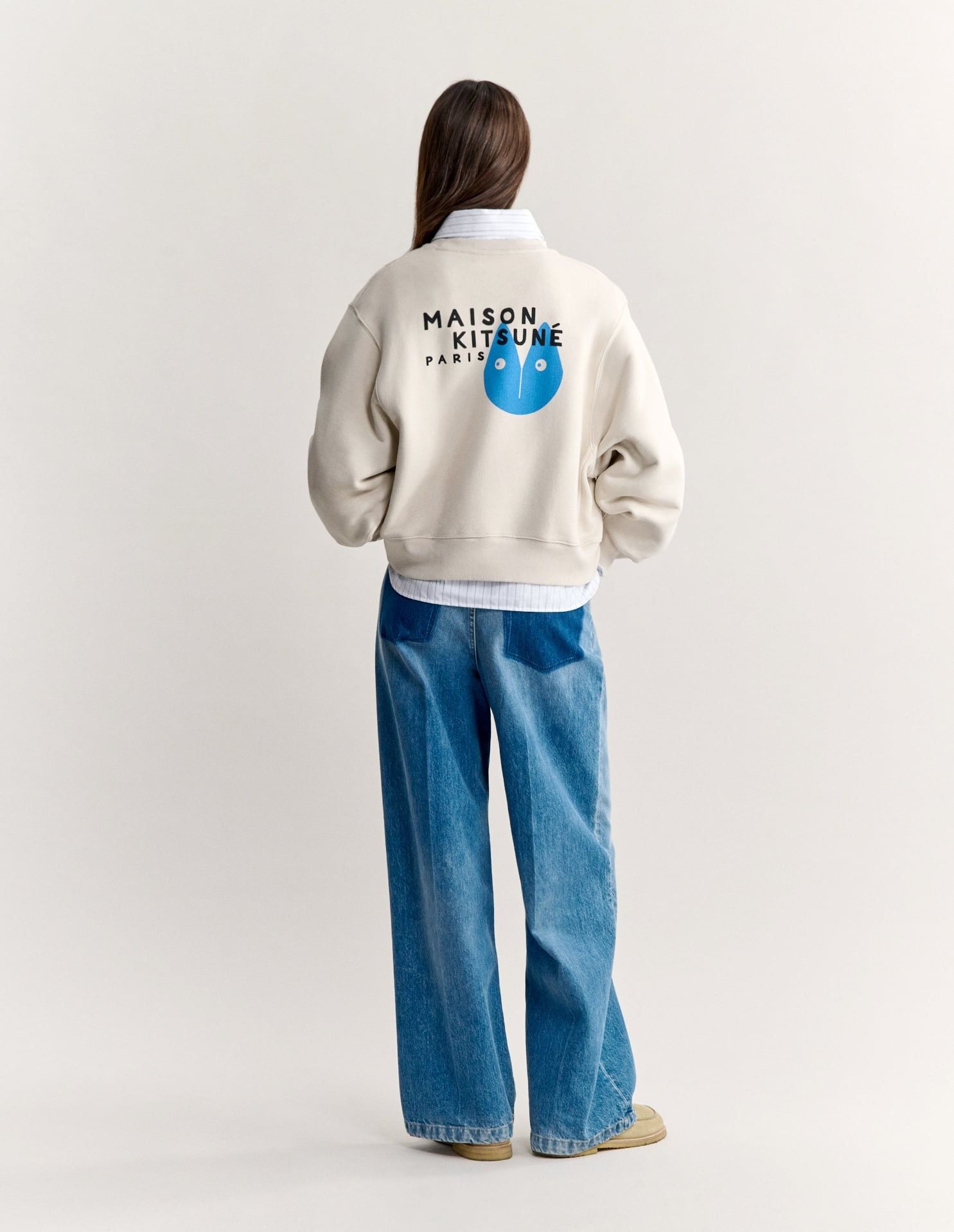 Áo sweatshirt nữ Fortune Fox dáng relaxed