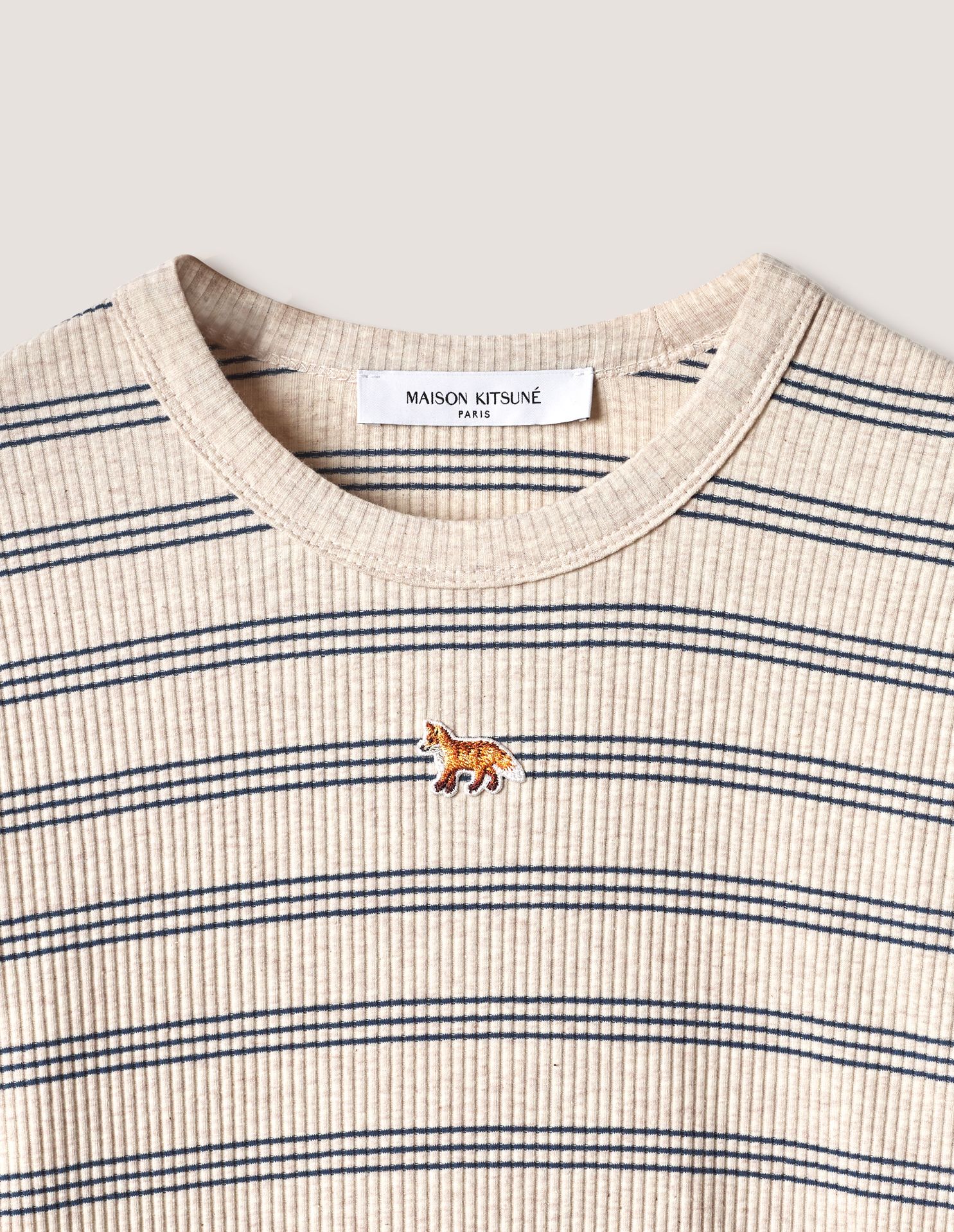 Áo thun nữ Baby Fox kẻ sọc dáng fitted