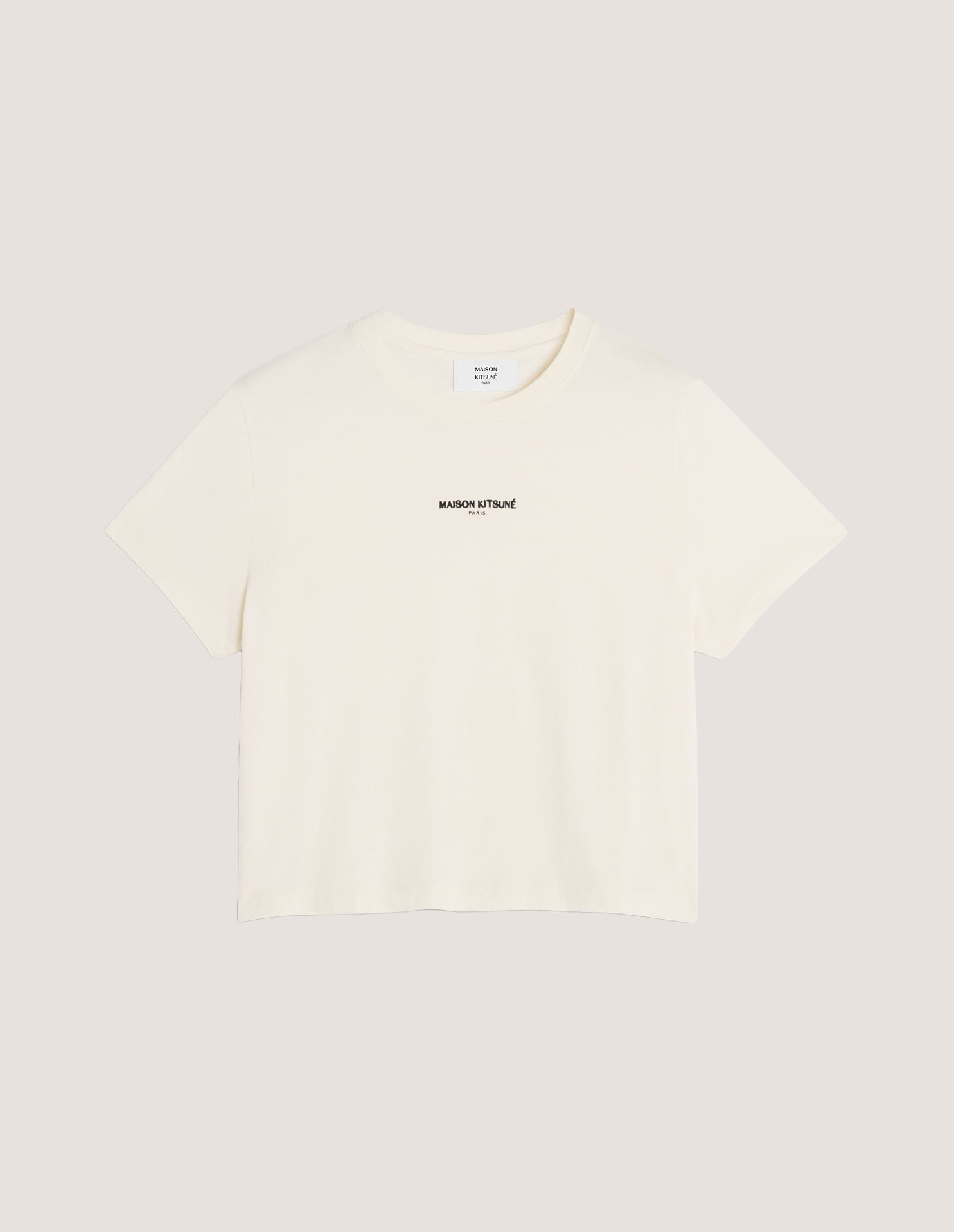 Áo thun nữ Maison Kitsuné Paris dáng baby tee