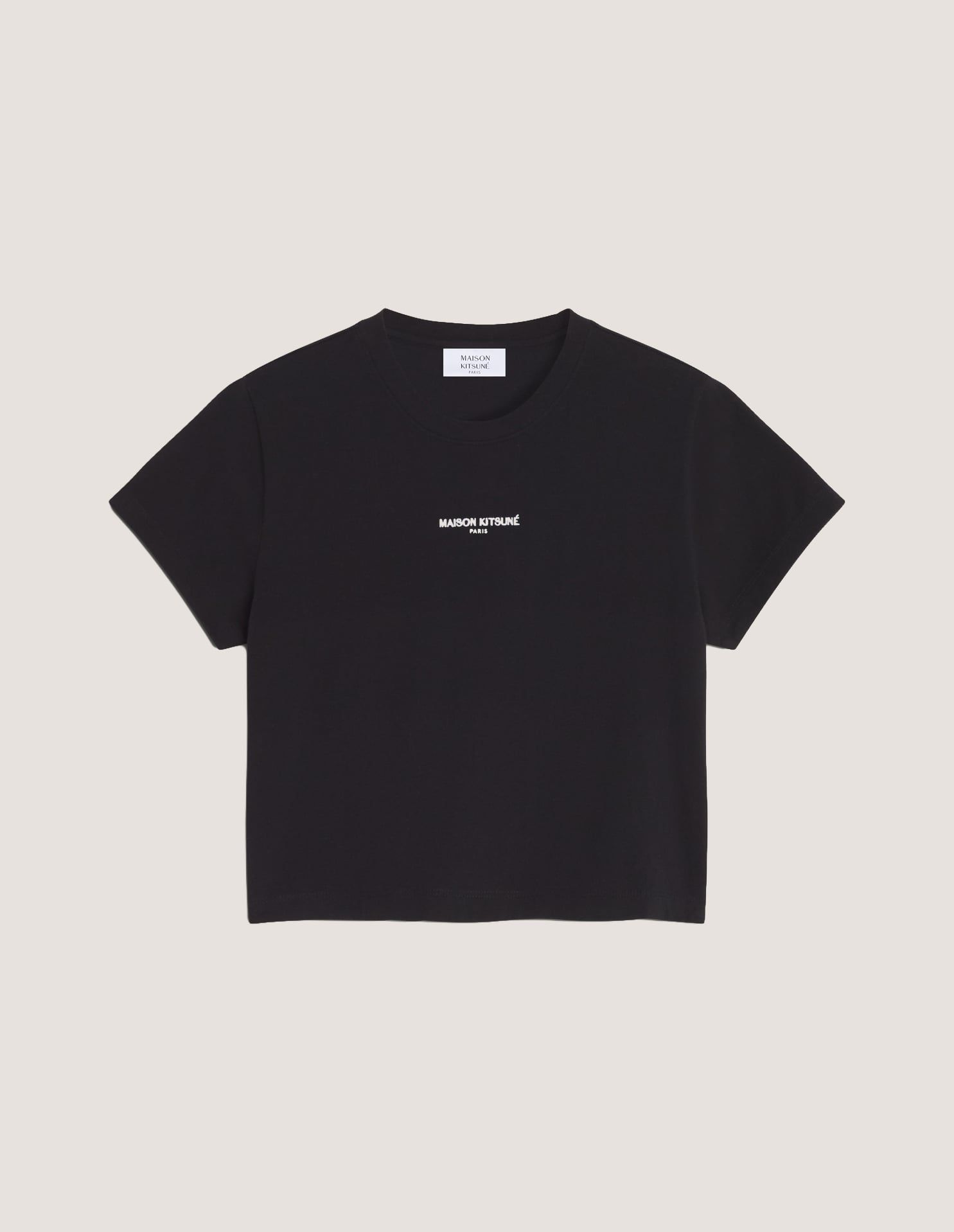 Áo thun nữ Maison Kitsuné Paris dáng baby tee