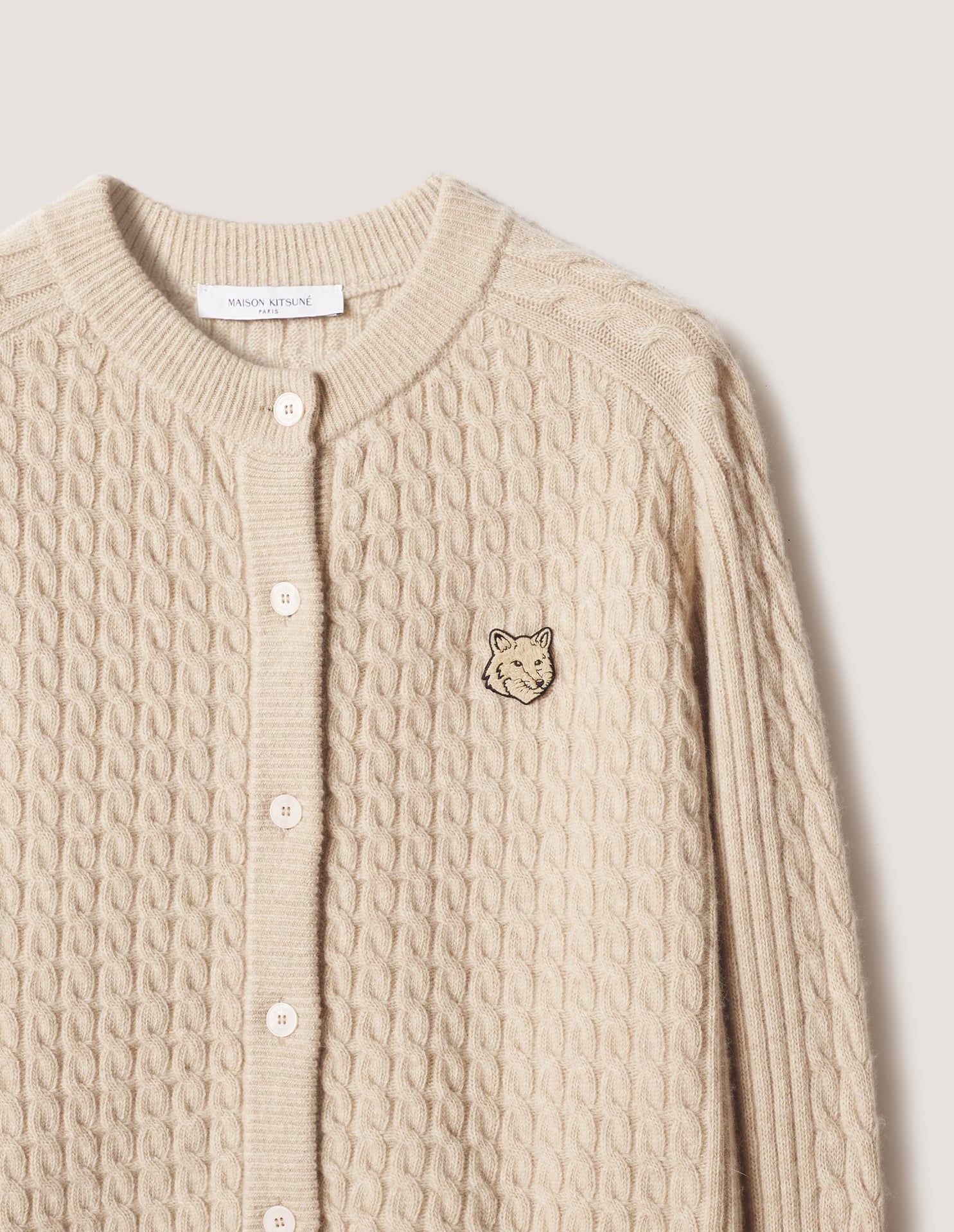 Áo cardigan nữ Fox Head đan  dáng ôm