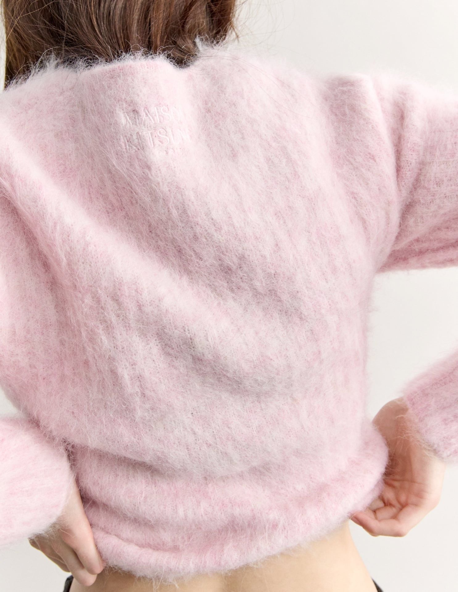 Áo cardigan nữ alpaca xù mềm dáng cropped