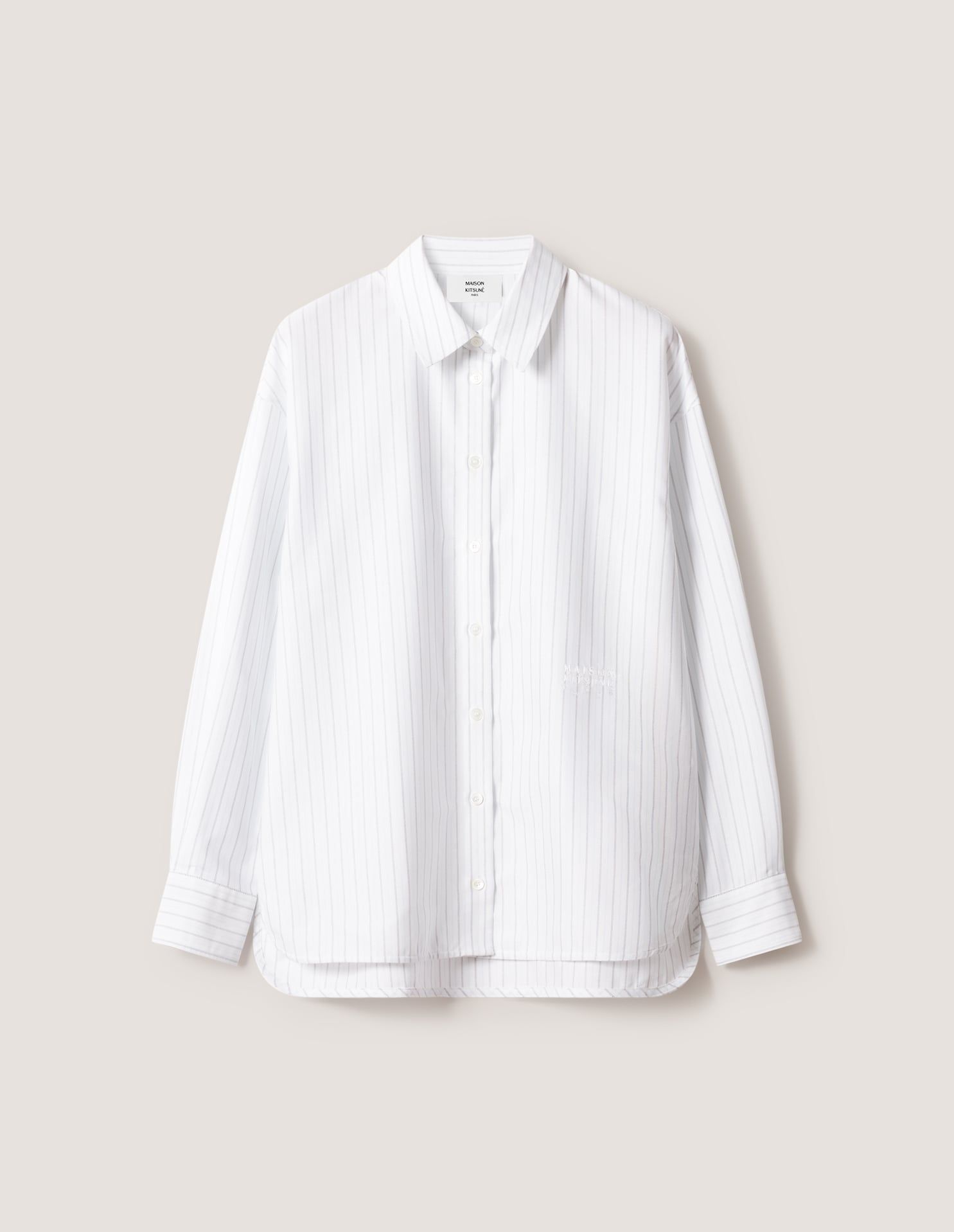 Áo sơ mi nữ sọc cotton oxford dáng casual