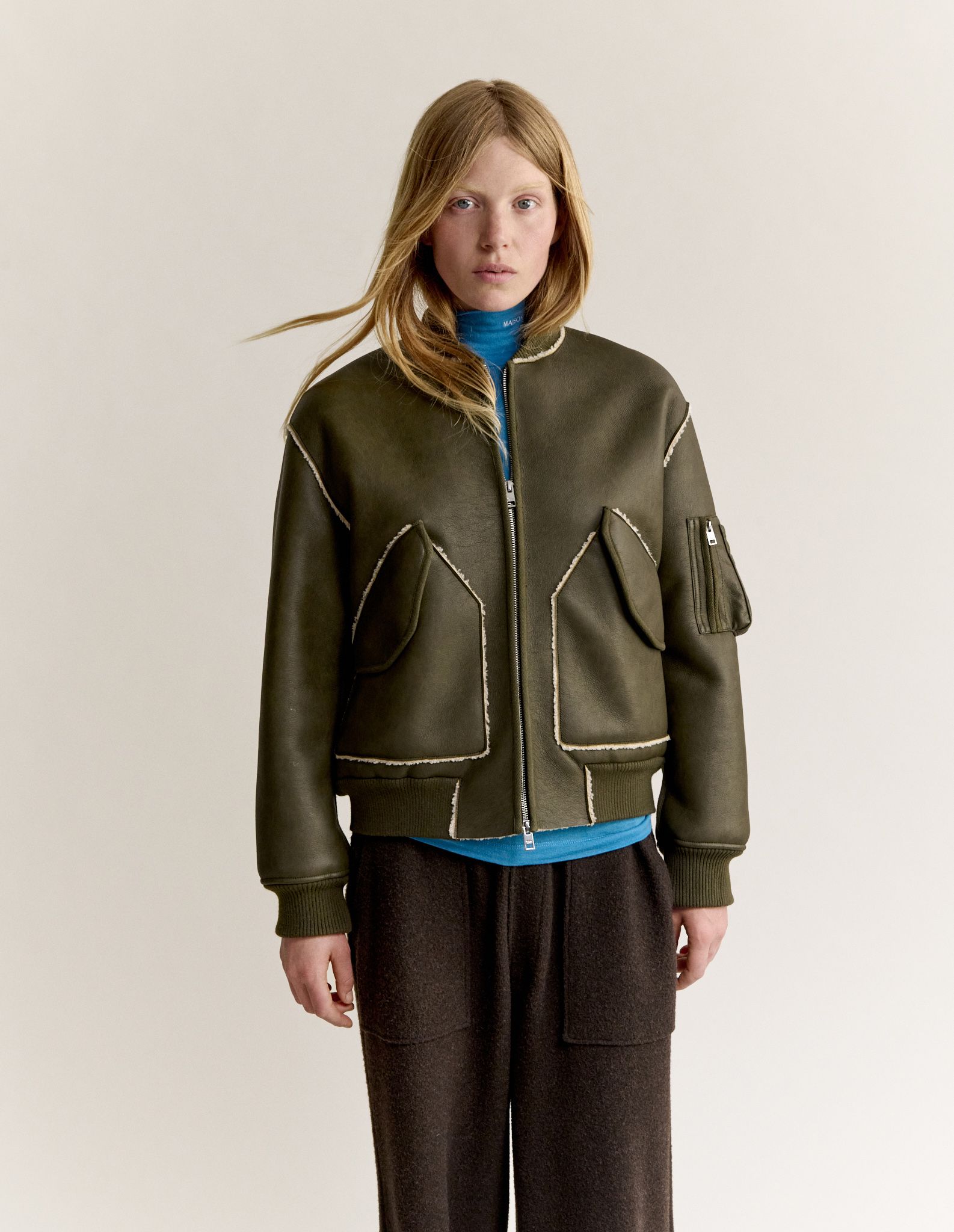 Áo khoác bomber nữ bouclette