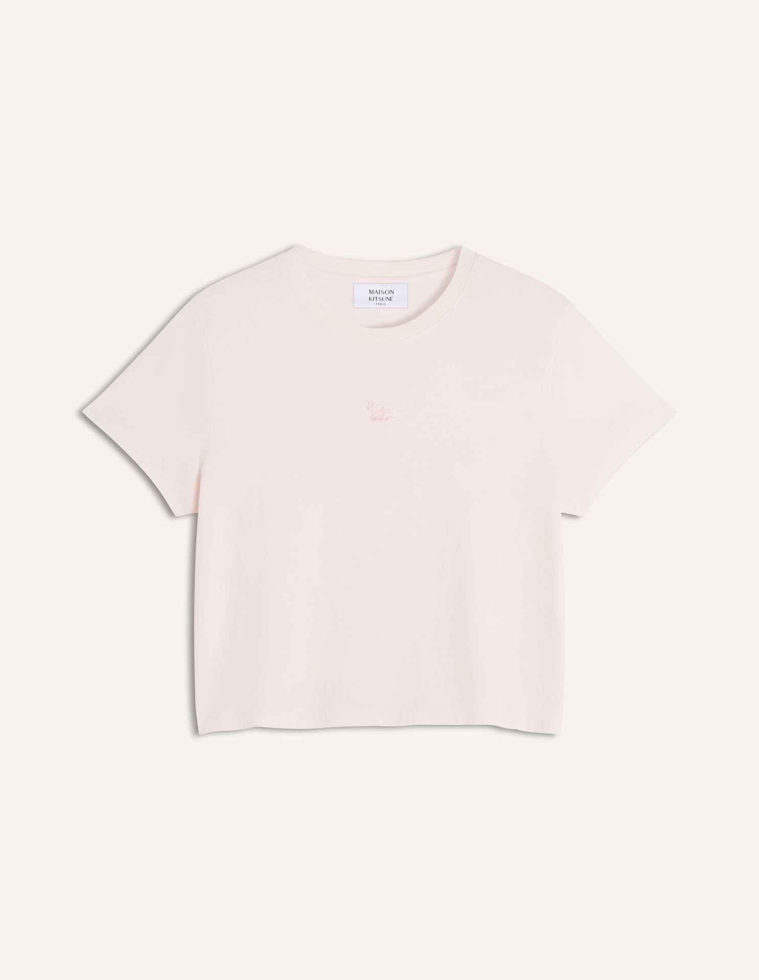 Maison Kitsuné - Áo phông nữ Baby Fox dáng Baby Tee-shirt