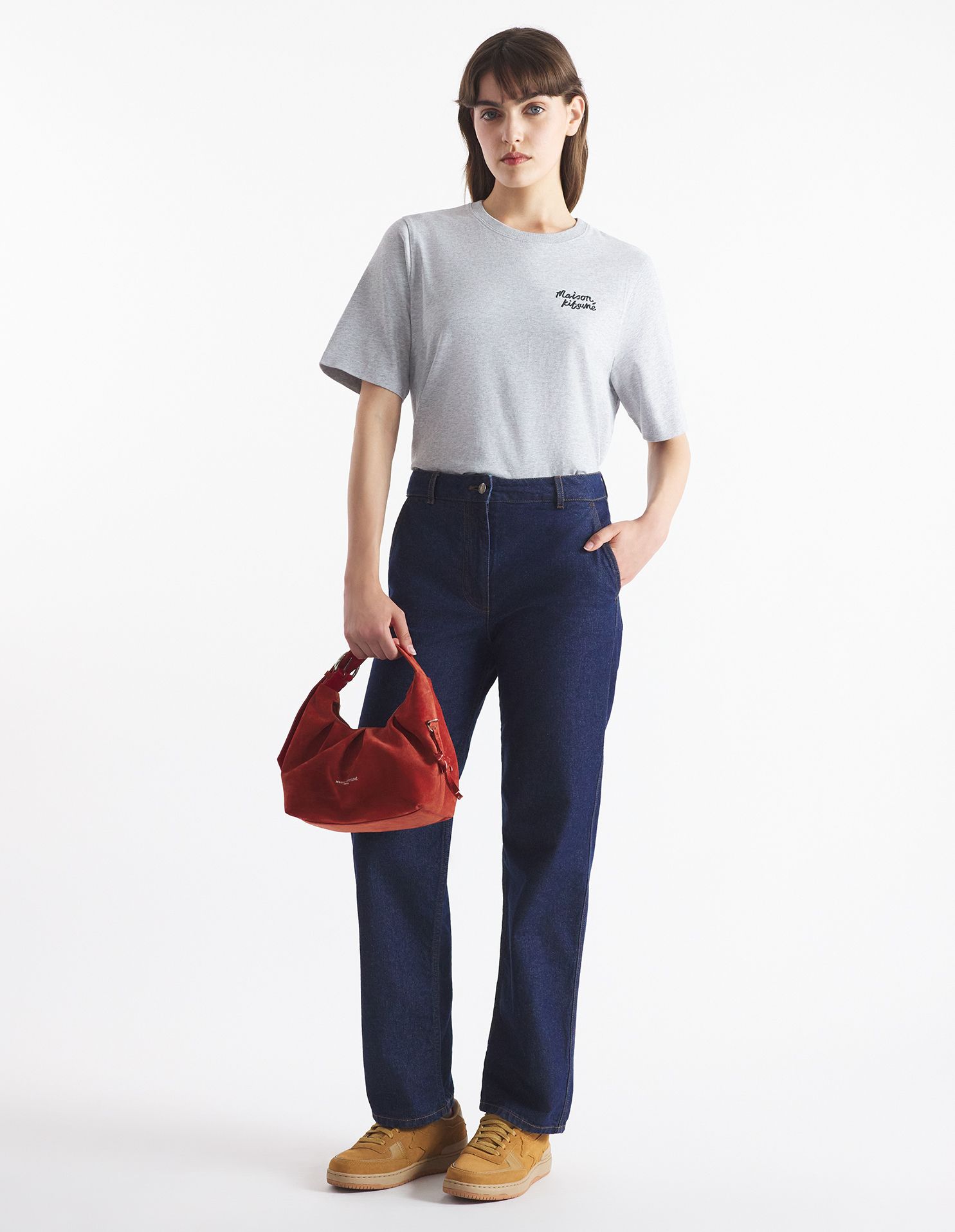 Maison Kitsuné - Áo phông Maison Kitsune Handwriting dáng Comfort