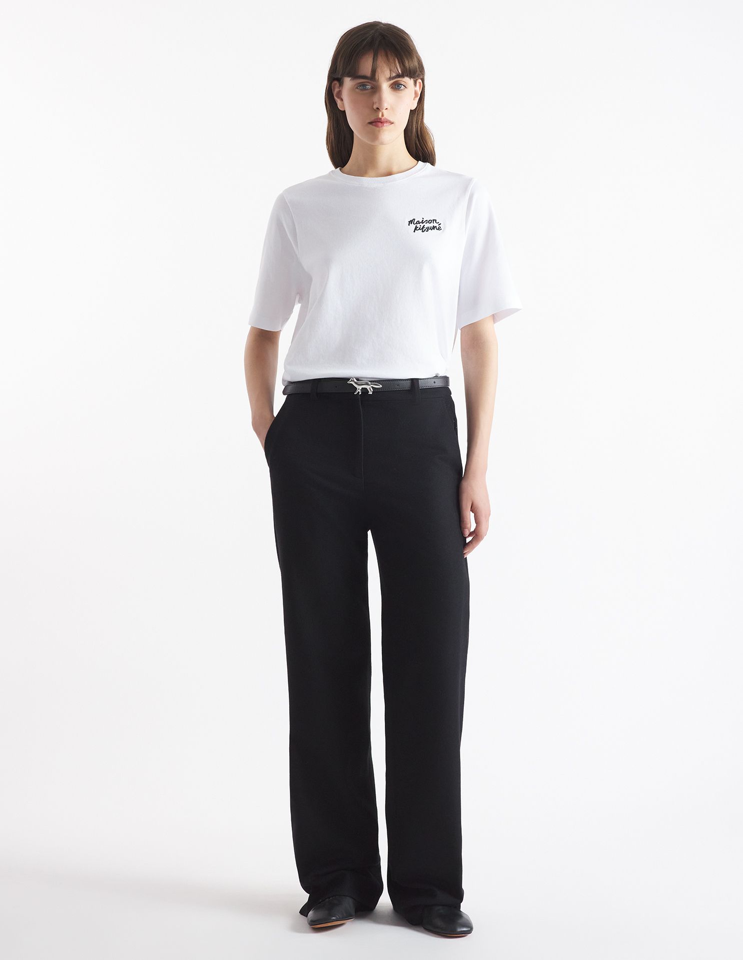 Maison Kitsuné - Áo phông Maison Kitsune Handwriting dáng Comfort