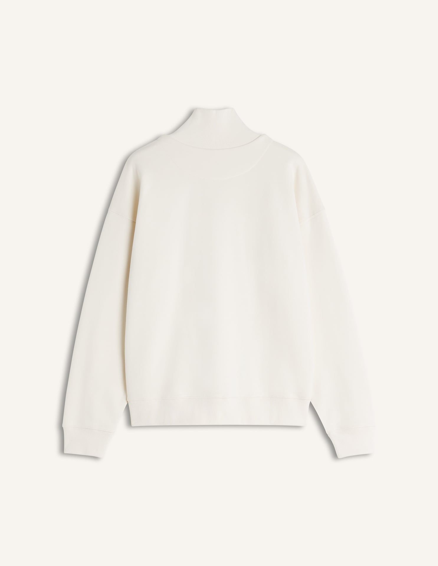 Áo sweatshirt Baby Fox khóa zip dáng comfort