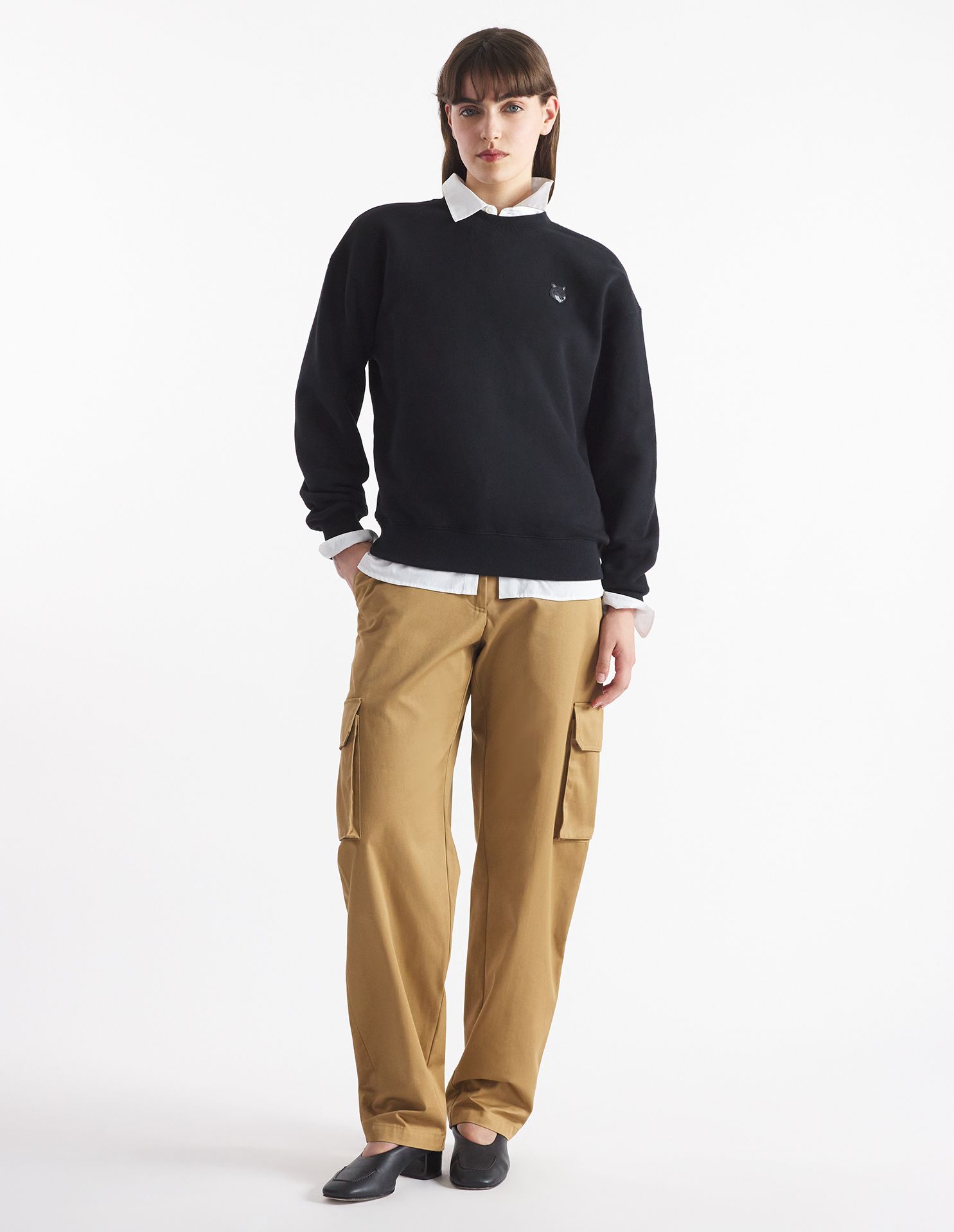Maison Kitsuné - Áo nỉ Bold Fox Head dáng Comfort