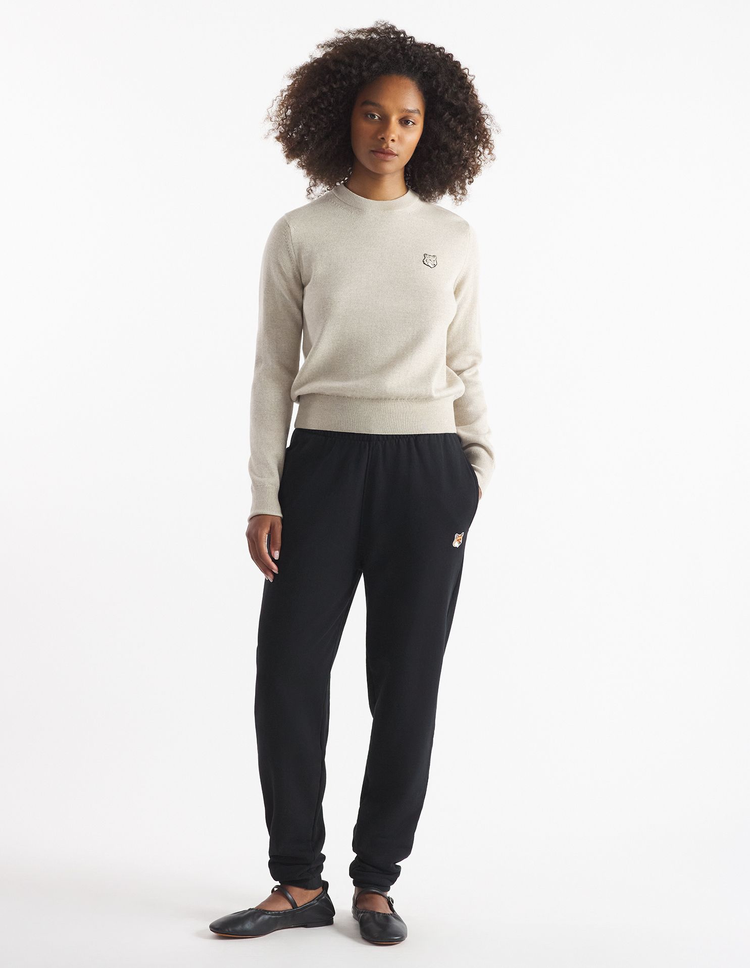 Maison Kitsuné - Quần jogger regular Fox Head