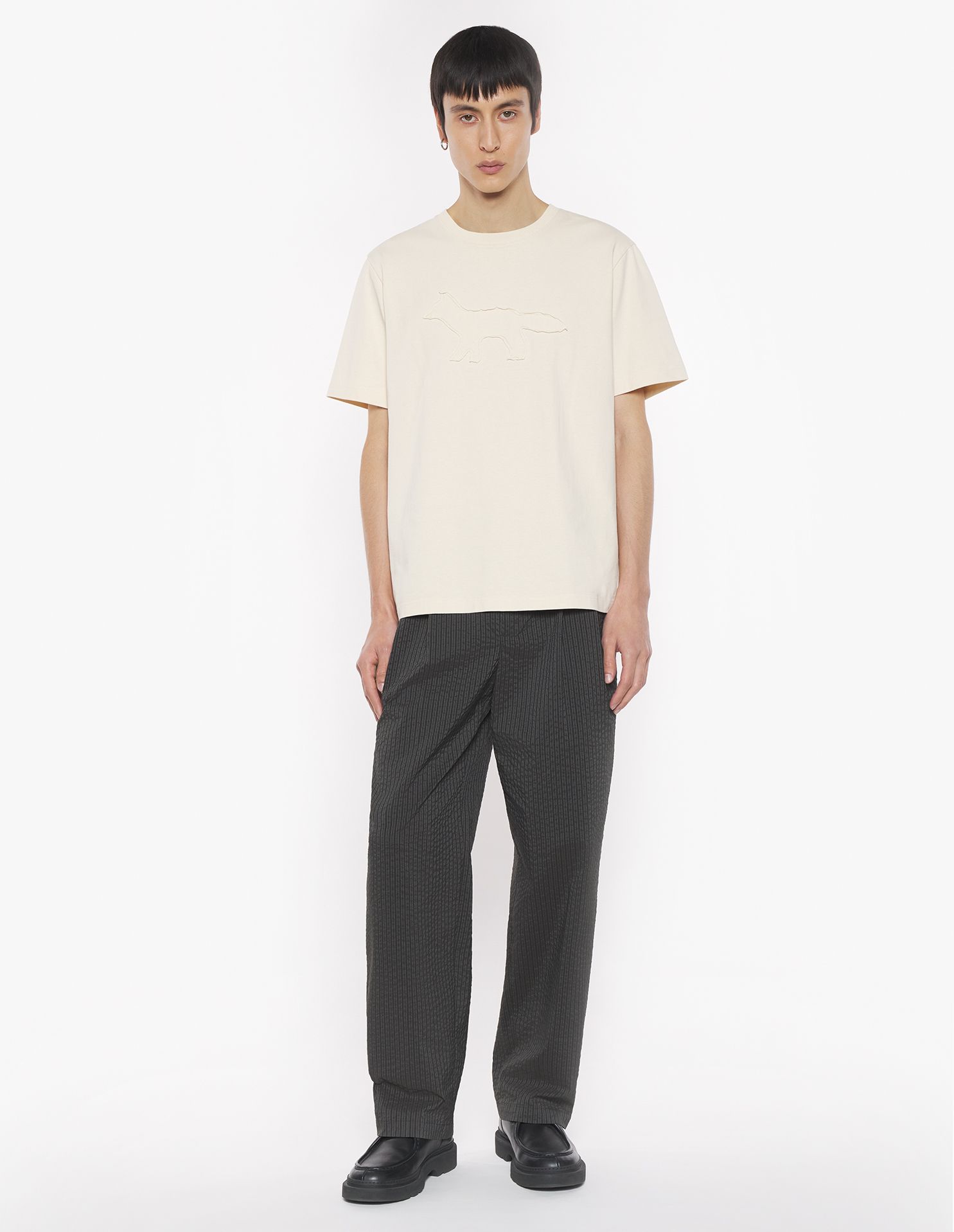 Maison Kitsuné - Áo phông Crafted Profile Fox dáng Comfort