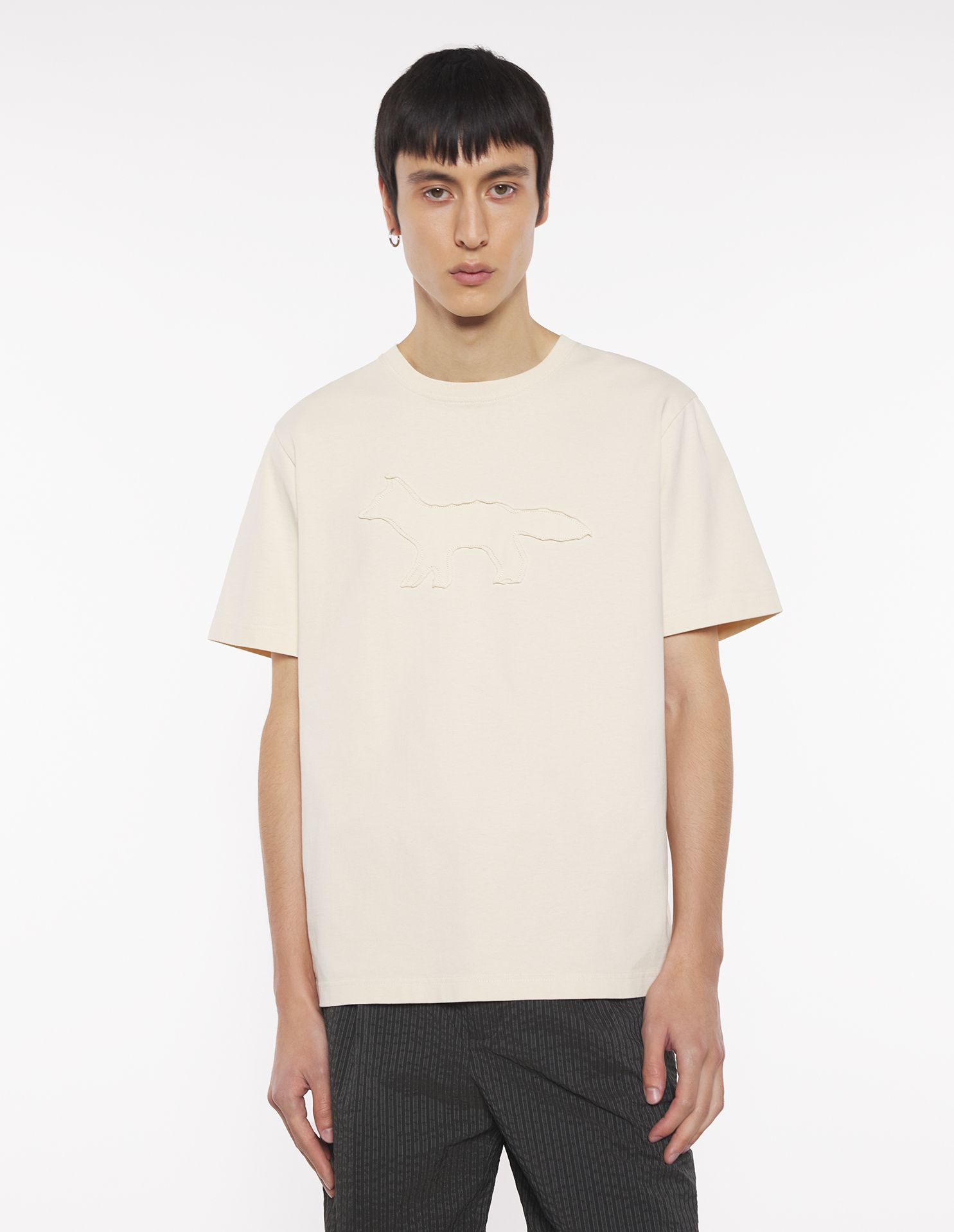 Maison Kitsuné - Áo phông Crafted Profile Fox dáng Comfort