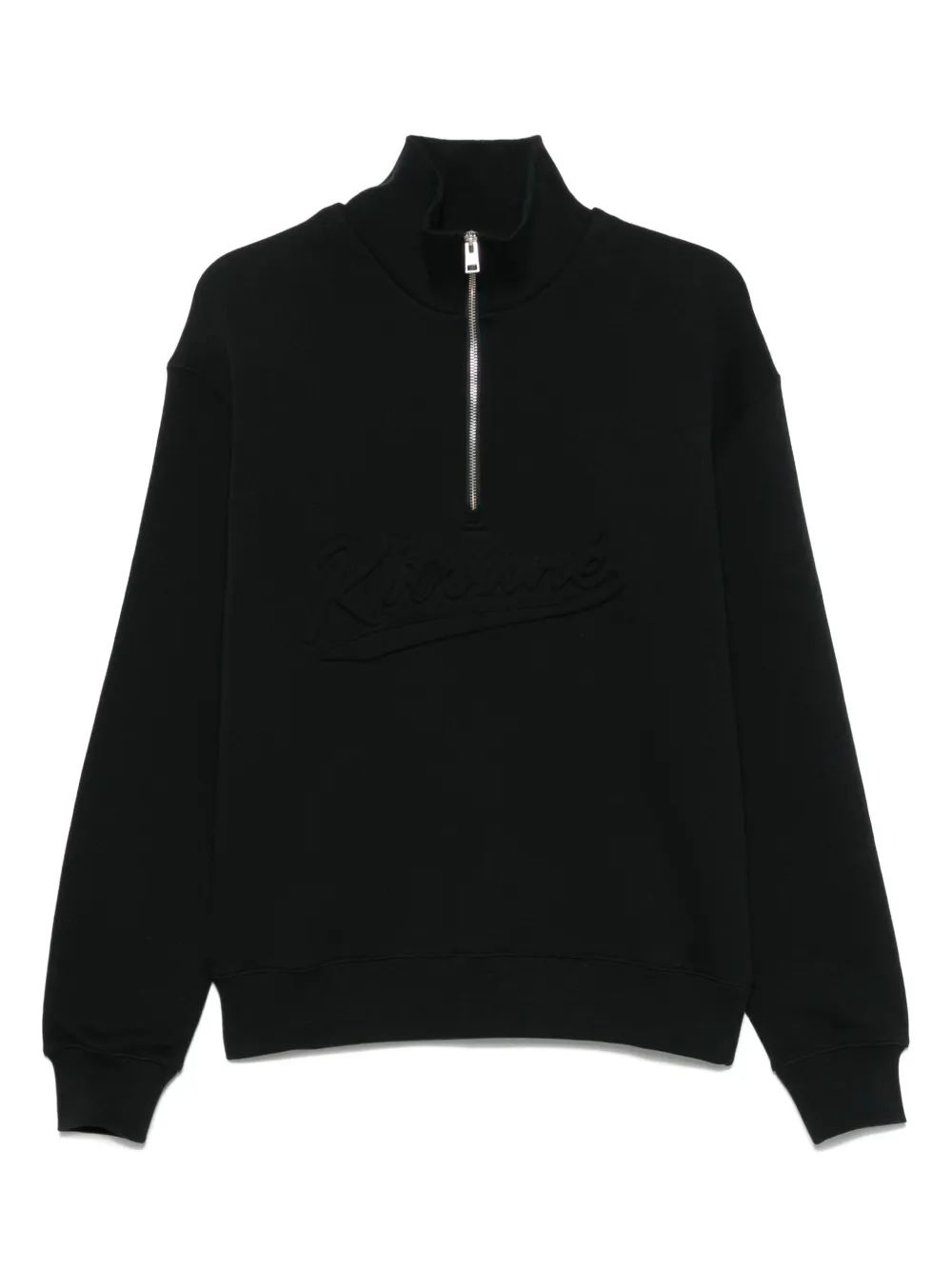 Maison Kitsuné - Áo len Varsity Half Zip dáng Comfort