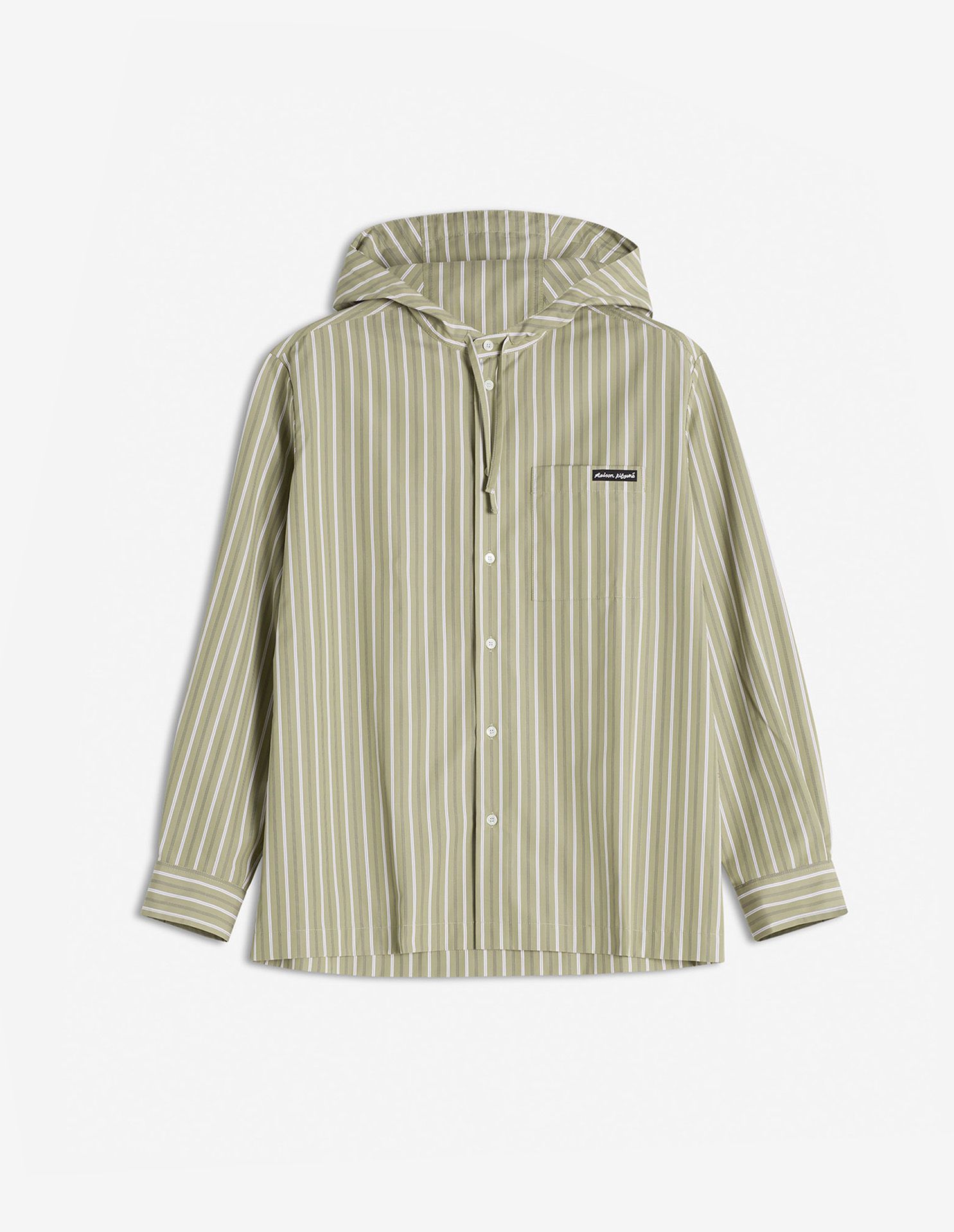 Maison Kitsuné - Áo sơ mi có mũ trùm đầu dáng Relaxed