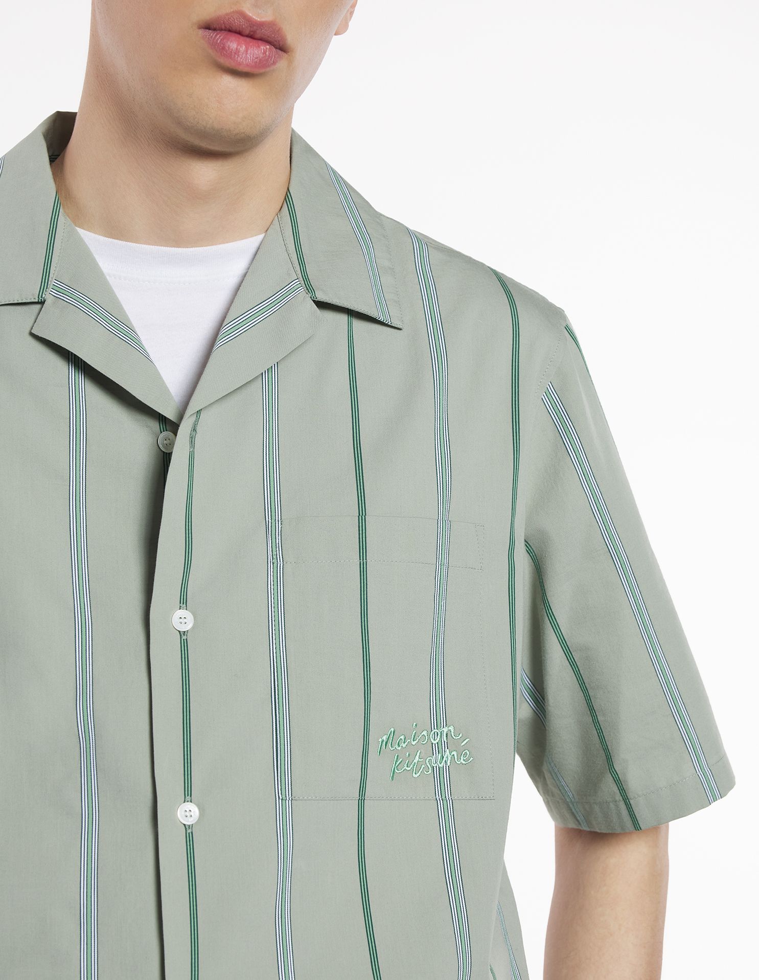 Maison Kitsuné - Áo sơ mi resort dáng Boxy