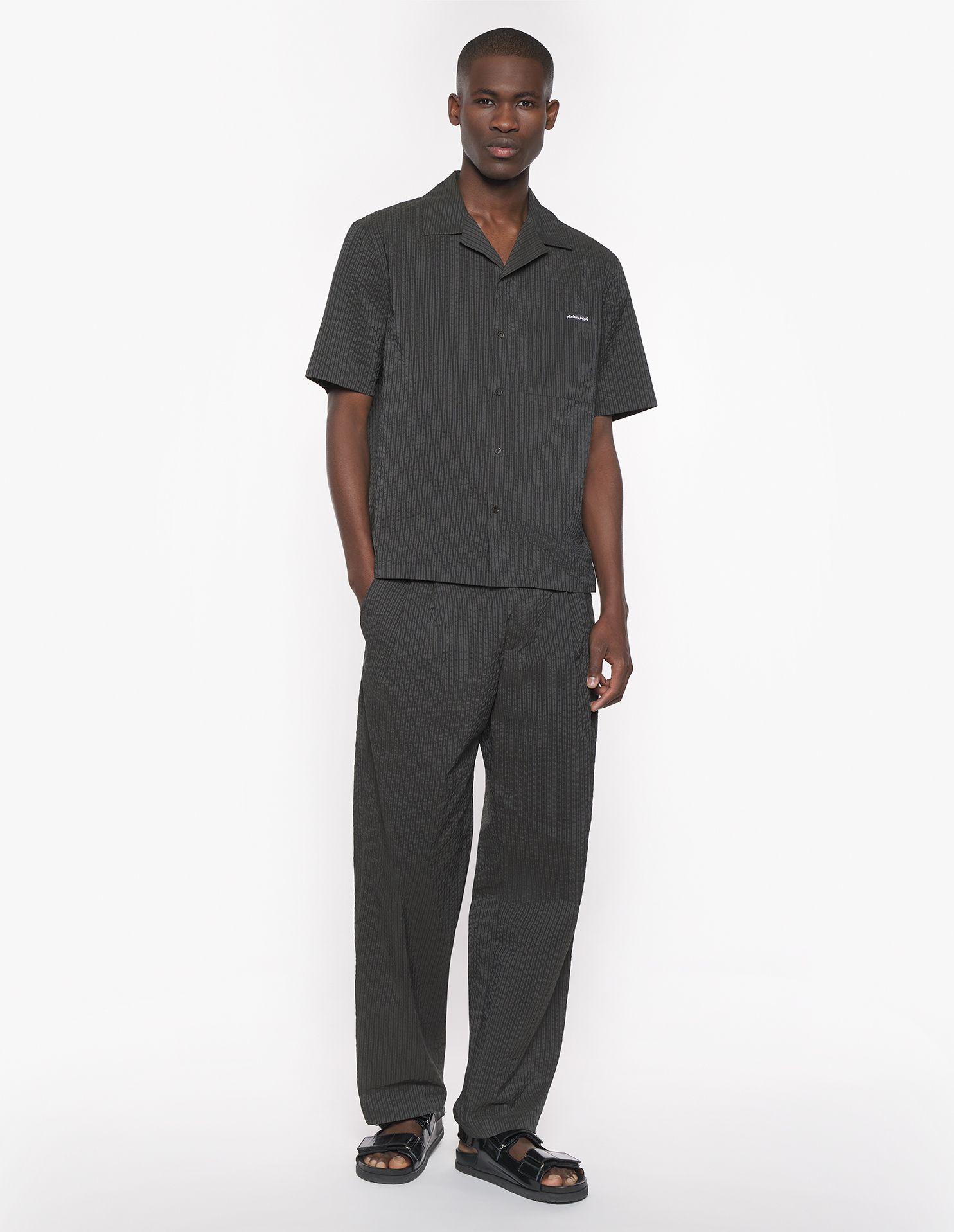 Maison Kitsuné - Áo sơ mi resort dáng Boxy