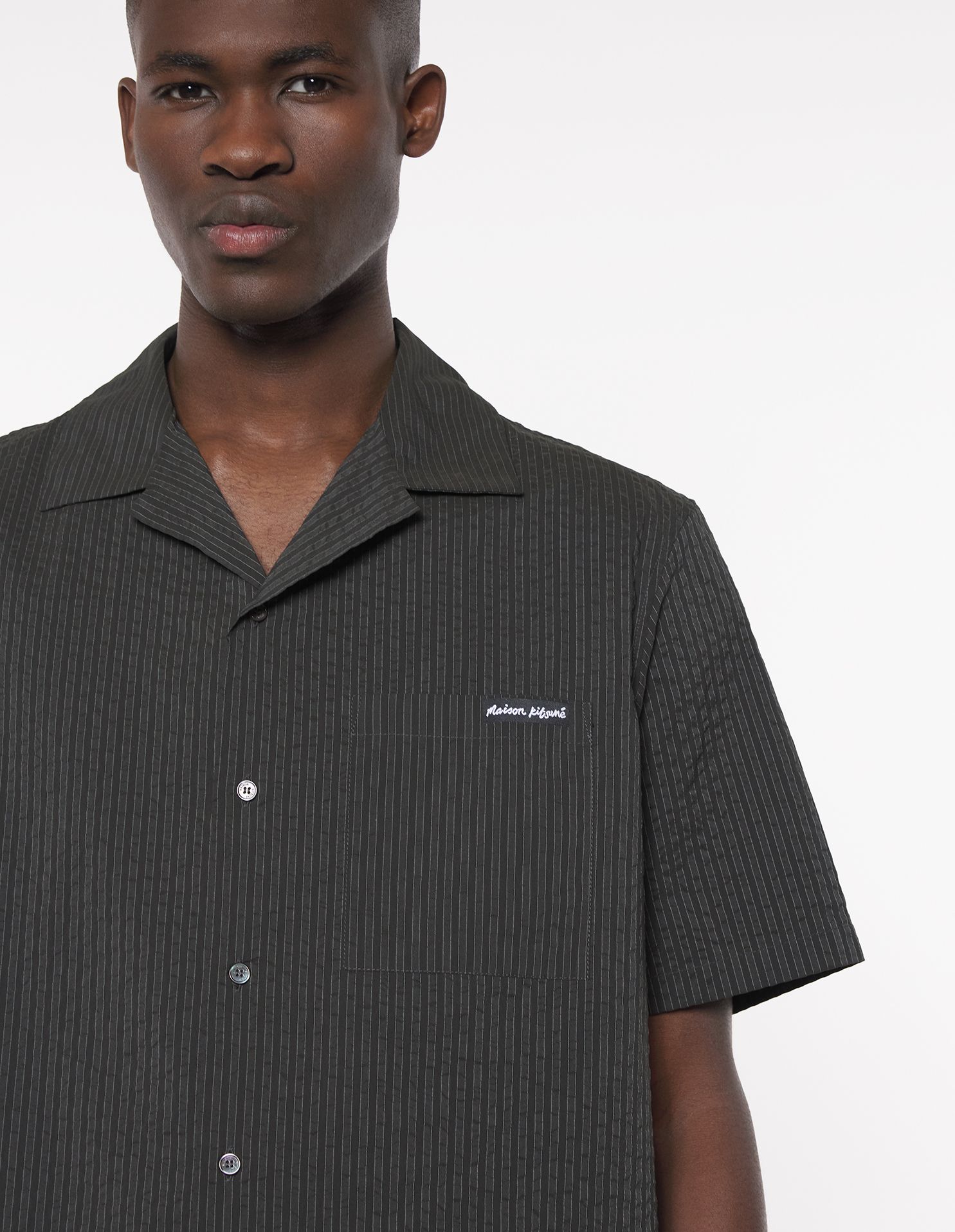 Maison Kitsuné - Áo sơ mi resort dáng Boxy