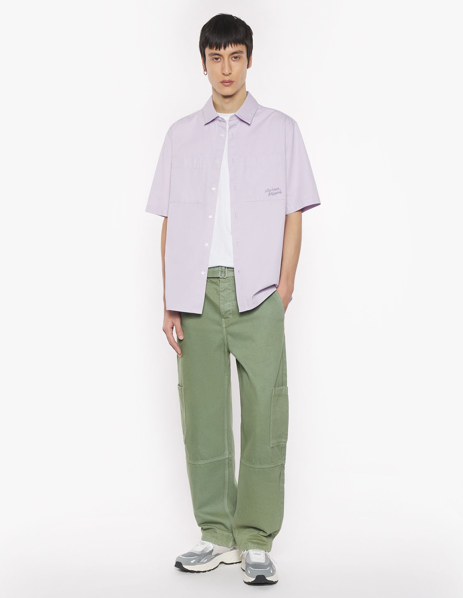 Maison Kitsuné - Áo sơ mi tay ngắn dáng Relaxed