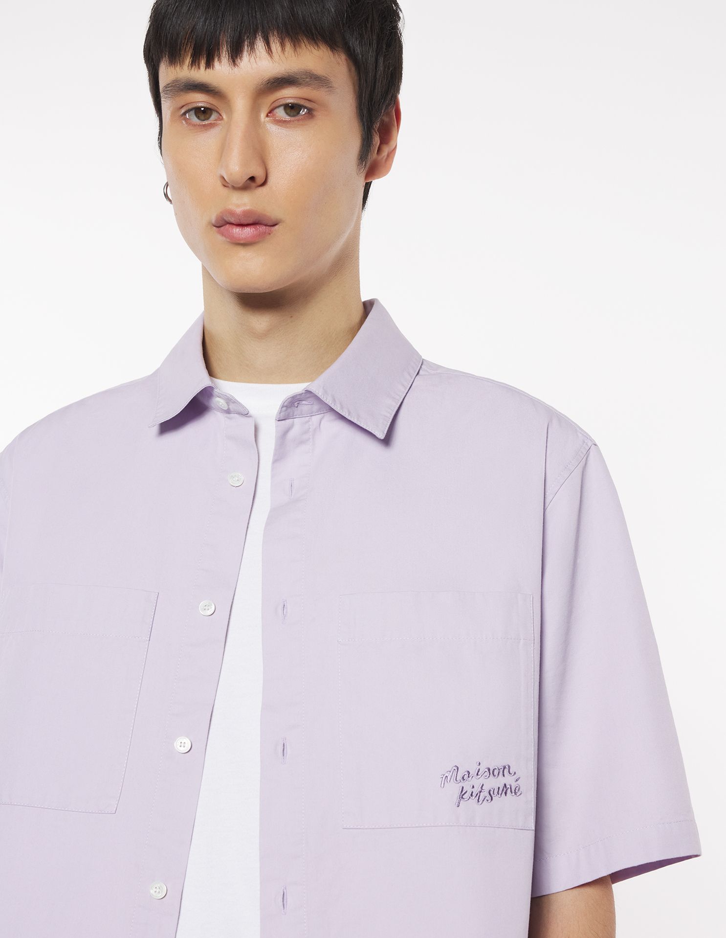 Maison Kitsuné - Áo sơ mi tay ngắn dáng Relaxed