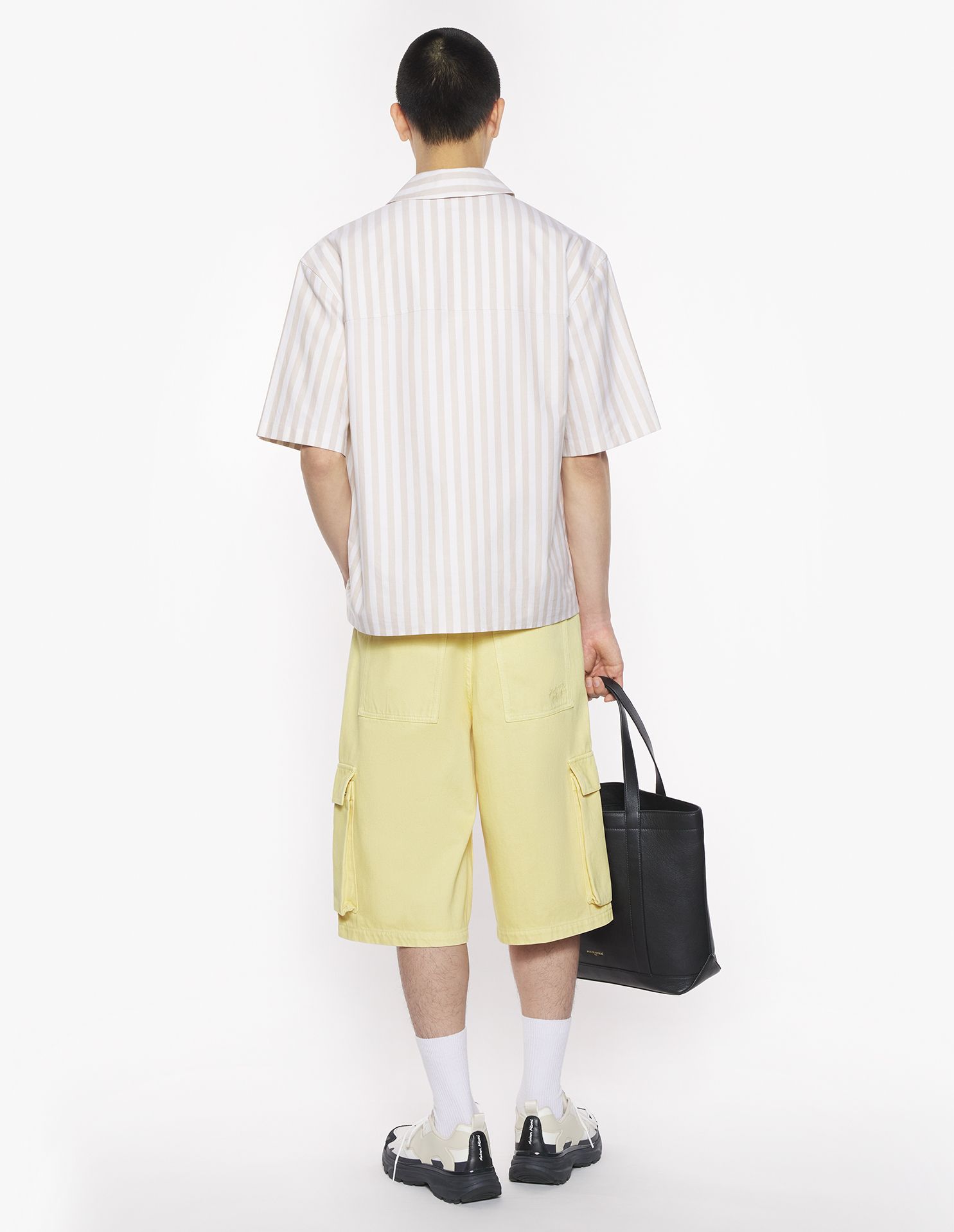 Maison Kitsuné - Áo khoác ngắn tay dáng Boxy