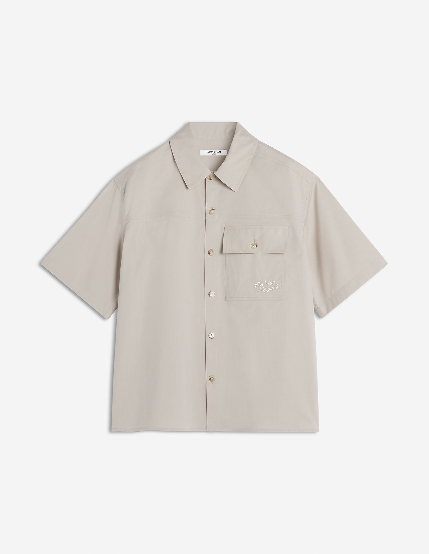 Maison Kitsuné - Áo khoác ngắn tay dáng Boxy