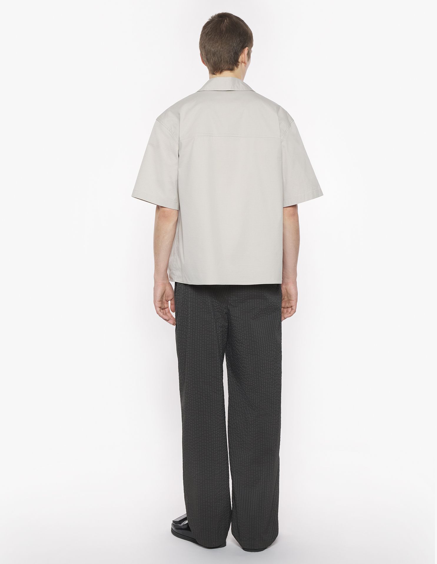 Maison Kitsuné - Áo khoác ngắn tay dáng Boxy