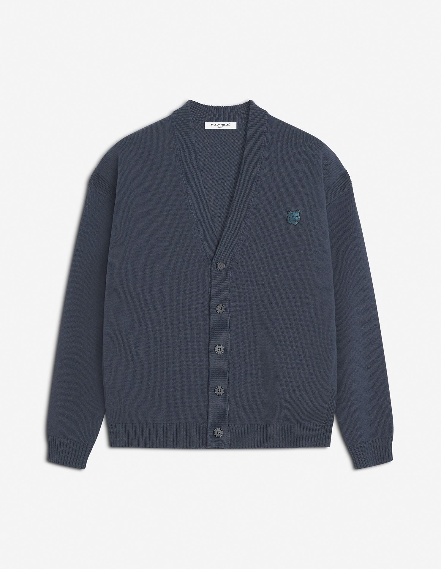 Maison Kitsuné - Áo cardigan Bold Fox Head dáng Comfort