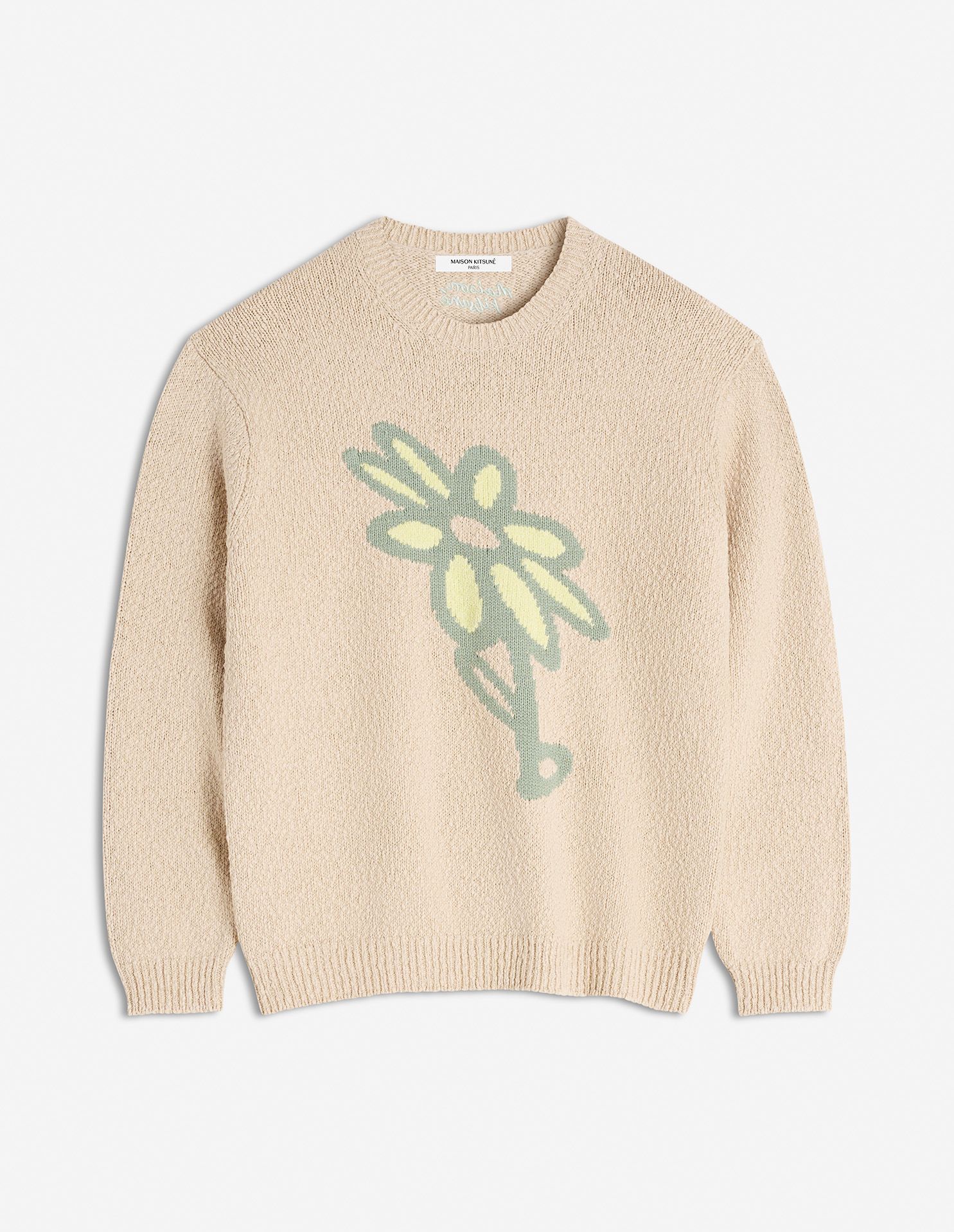 Maison Kitsuné - Áo len Daisy Intarsia dáng Comfort
