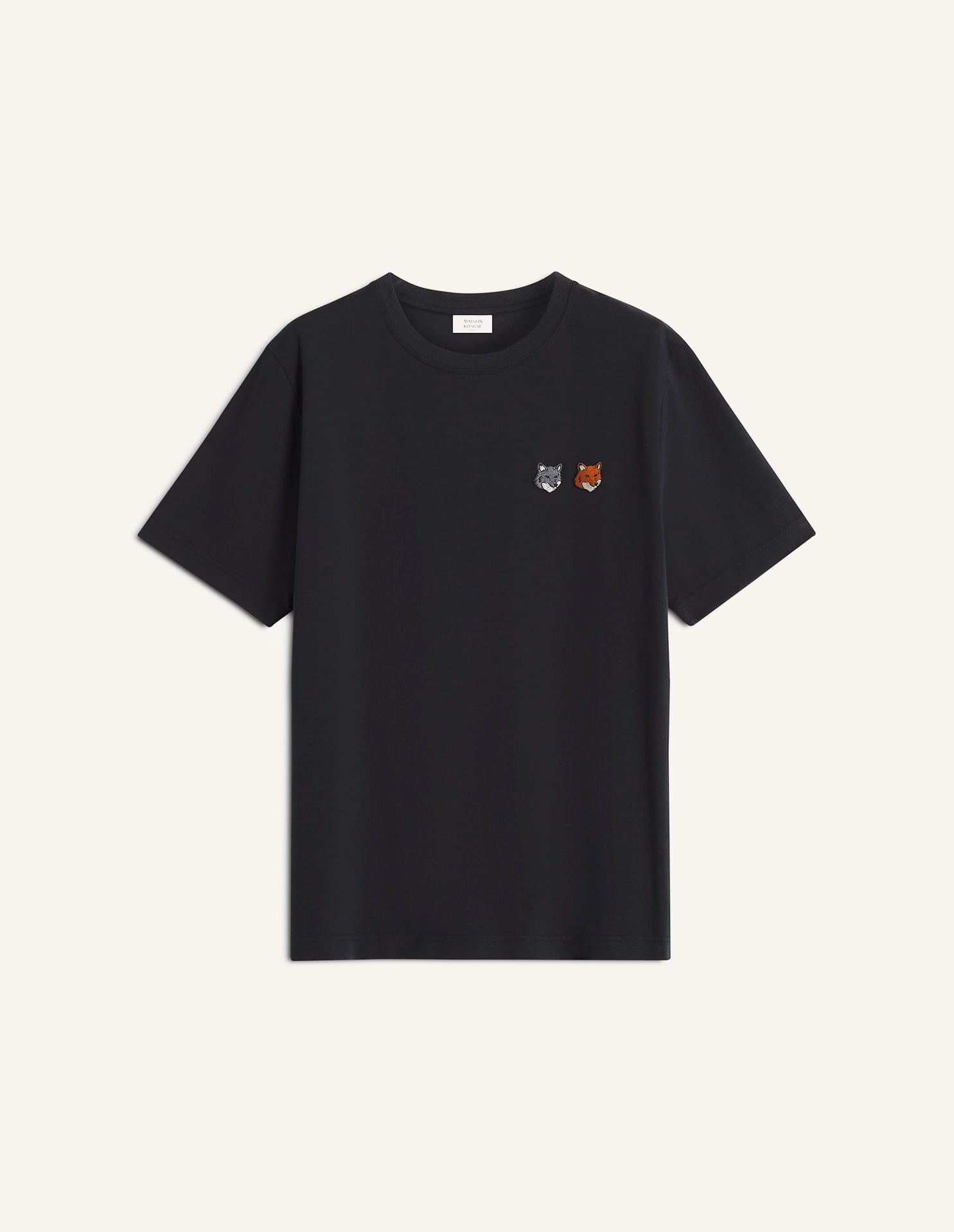 Maison Kitsuné - Áo thun nữ Double Fox Head dáng Regular