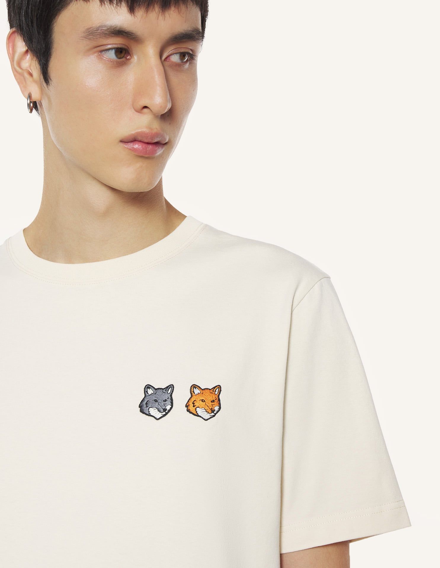 Áo thun nữ Double Fox Head dáng Regular