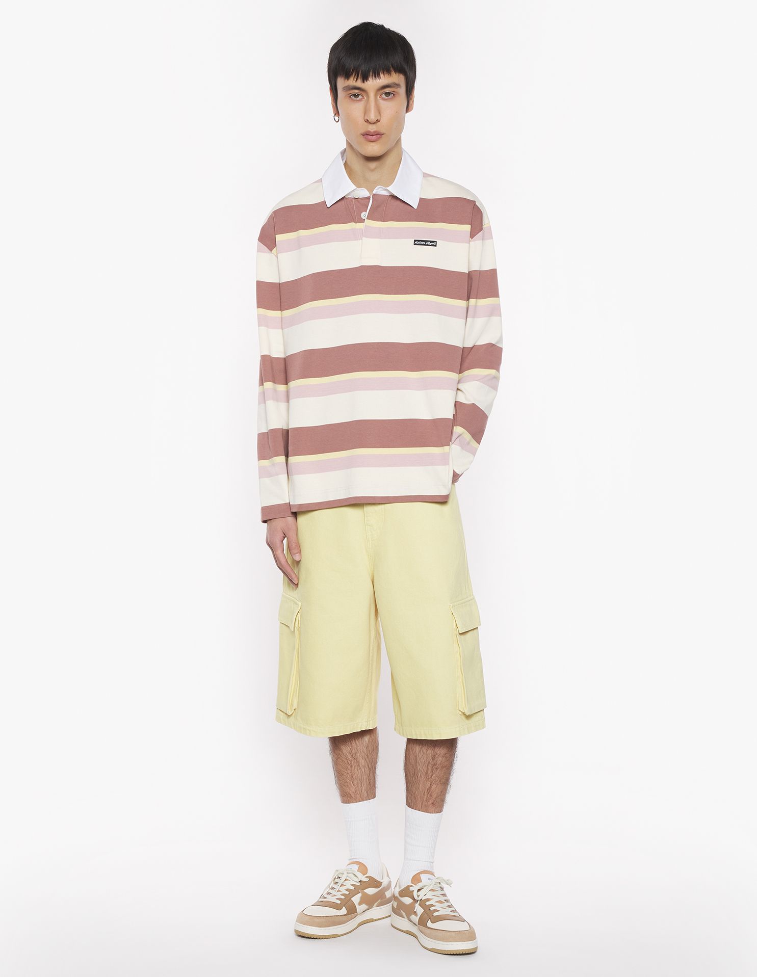Quần short workwear denim dáng Relaxed