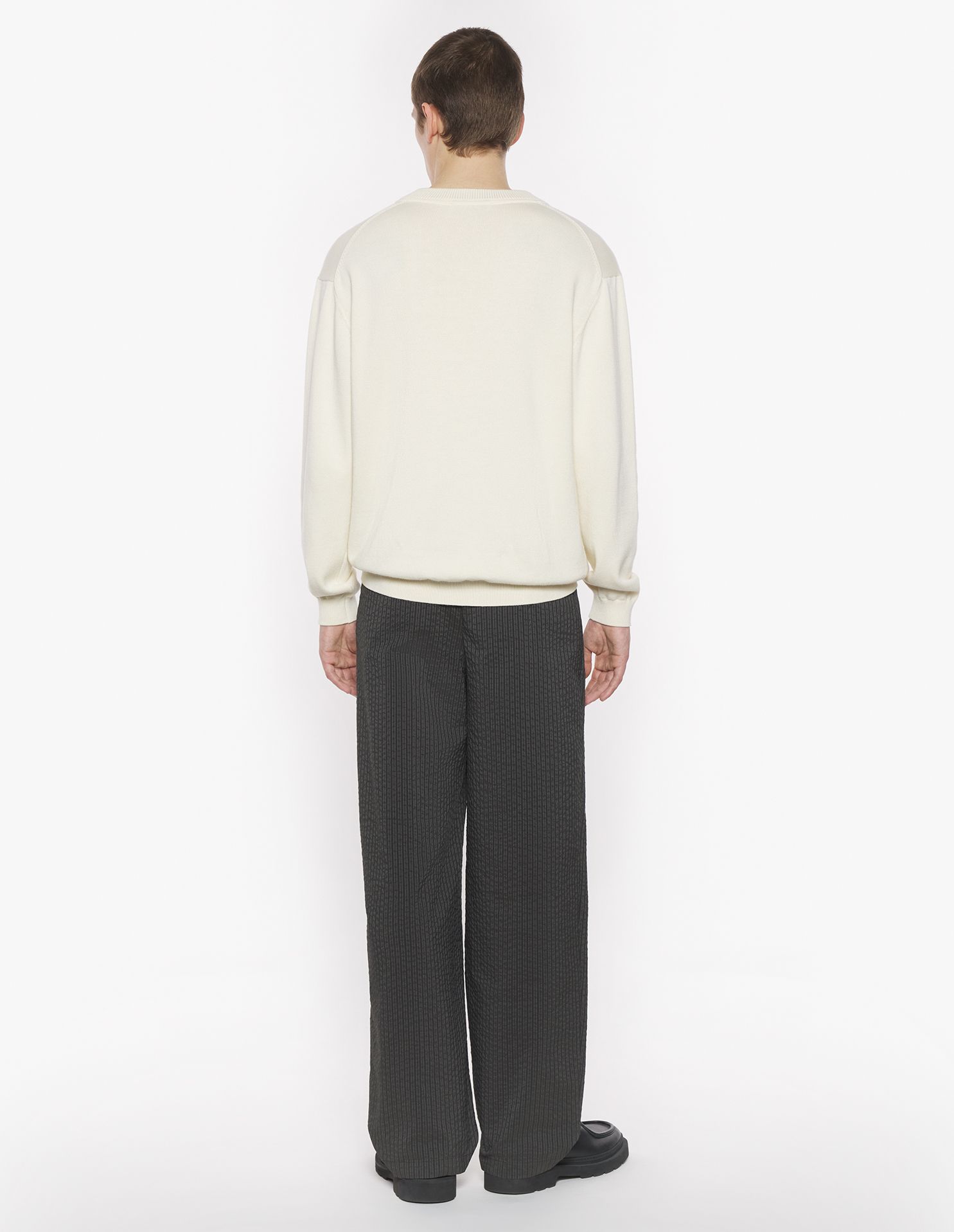 Maison Kitsuné - Áo khoác dệt kim Bold Fox Head dáng Regular