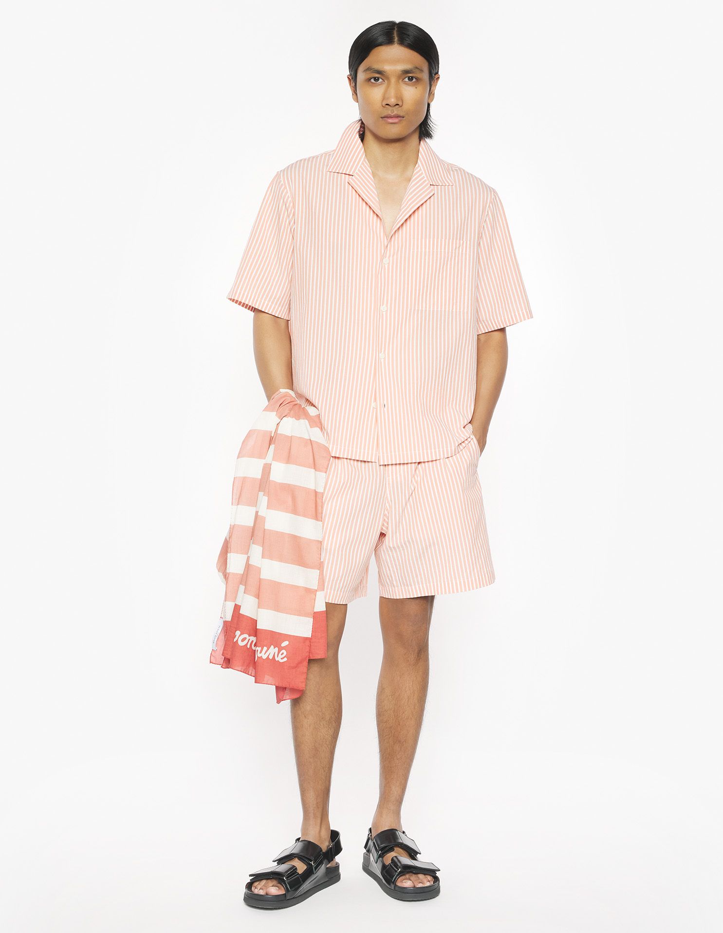 Maison Kitsuné - Áo sơ mi resort High Summer dáng Boxy