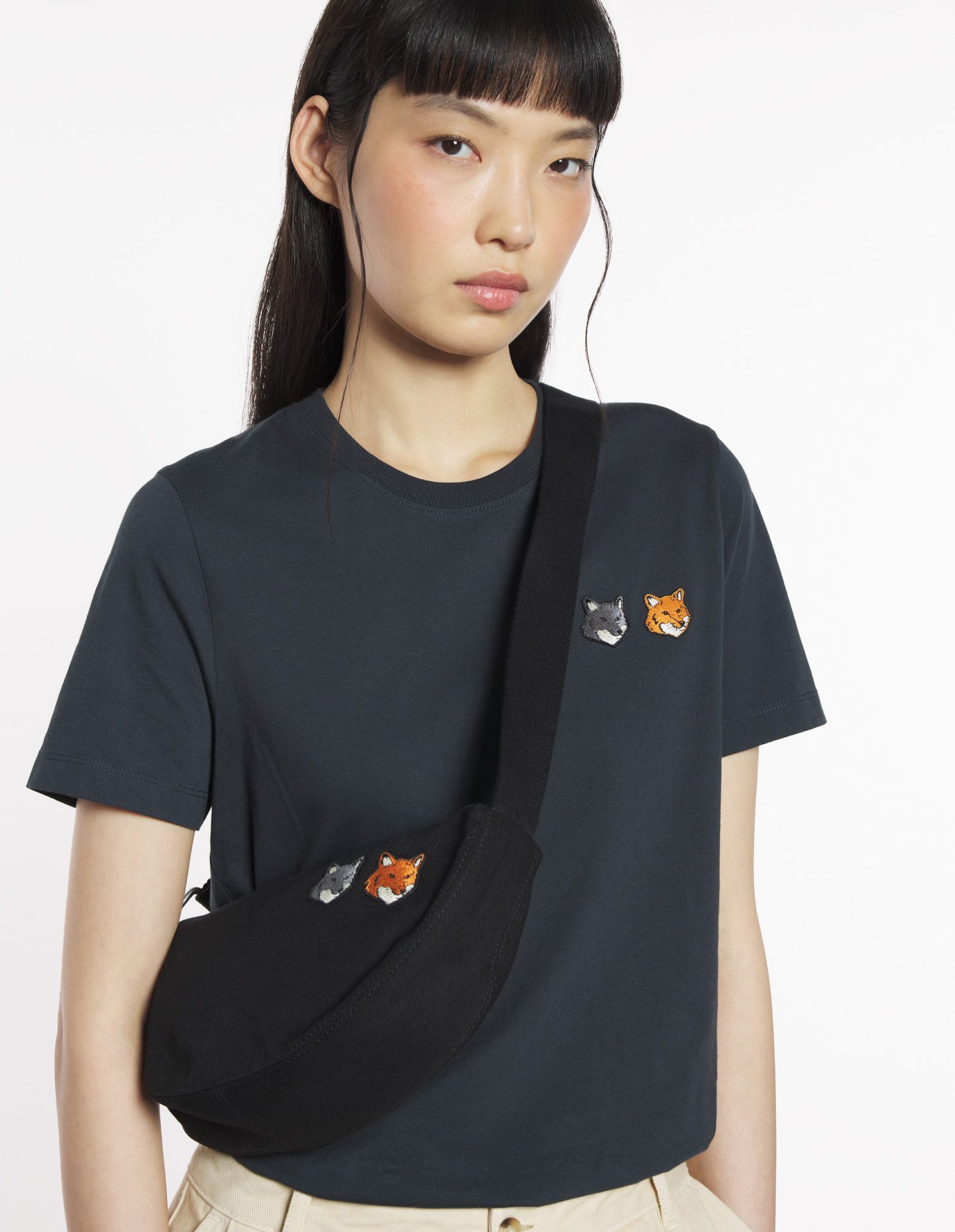 Maison Kitsuné - Túi bumbag Double Bold Fox Head