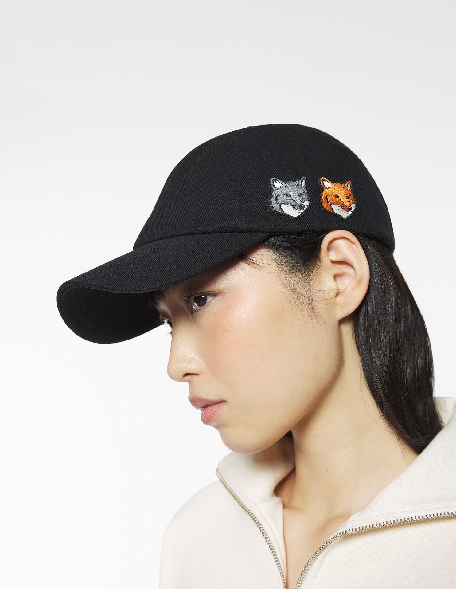 Maison Kitsuné - Mũ lưỡi trai Double Bold Fox Head