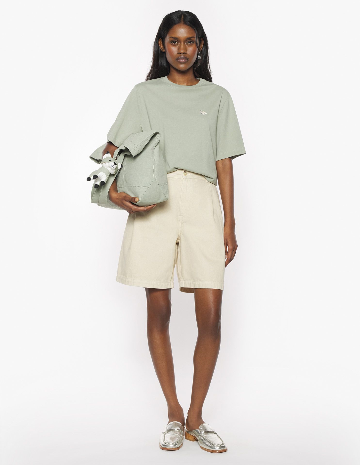 Maison Kitsuné - Áo phông Baby Fox Patch dáng Comfort