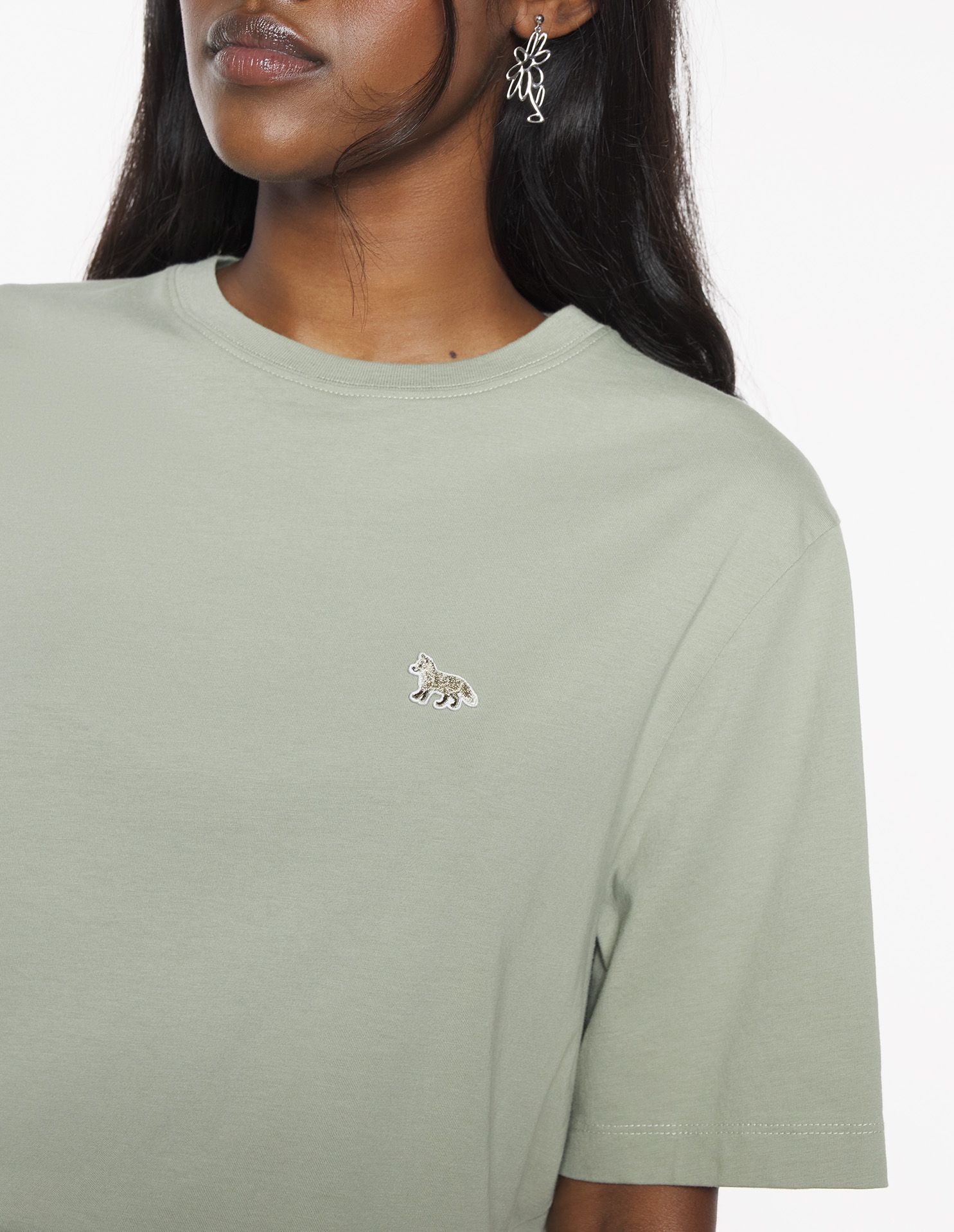 Maison Kitsuné - Áo phông Baby Fox Patch dáng Comfort