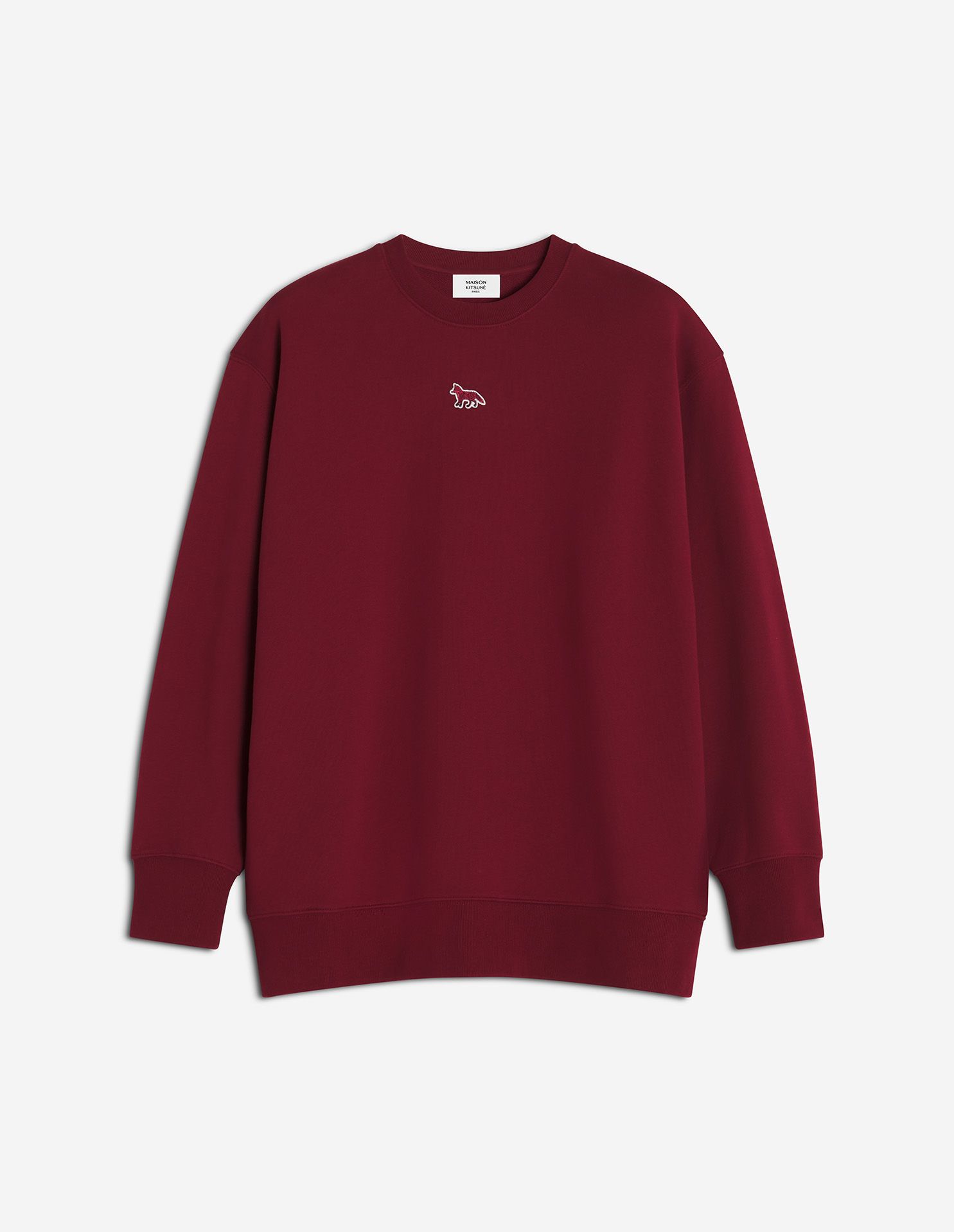 Maison Kitsuné - Áo sweatshirt BABY FOX dáng Oversize