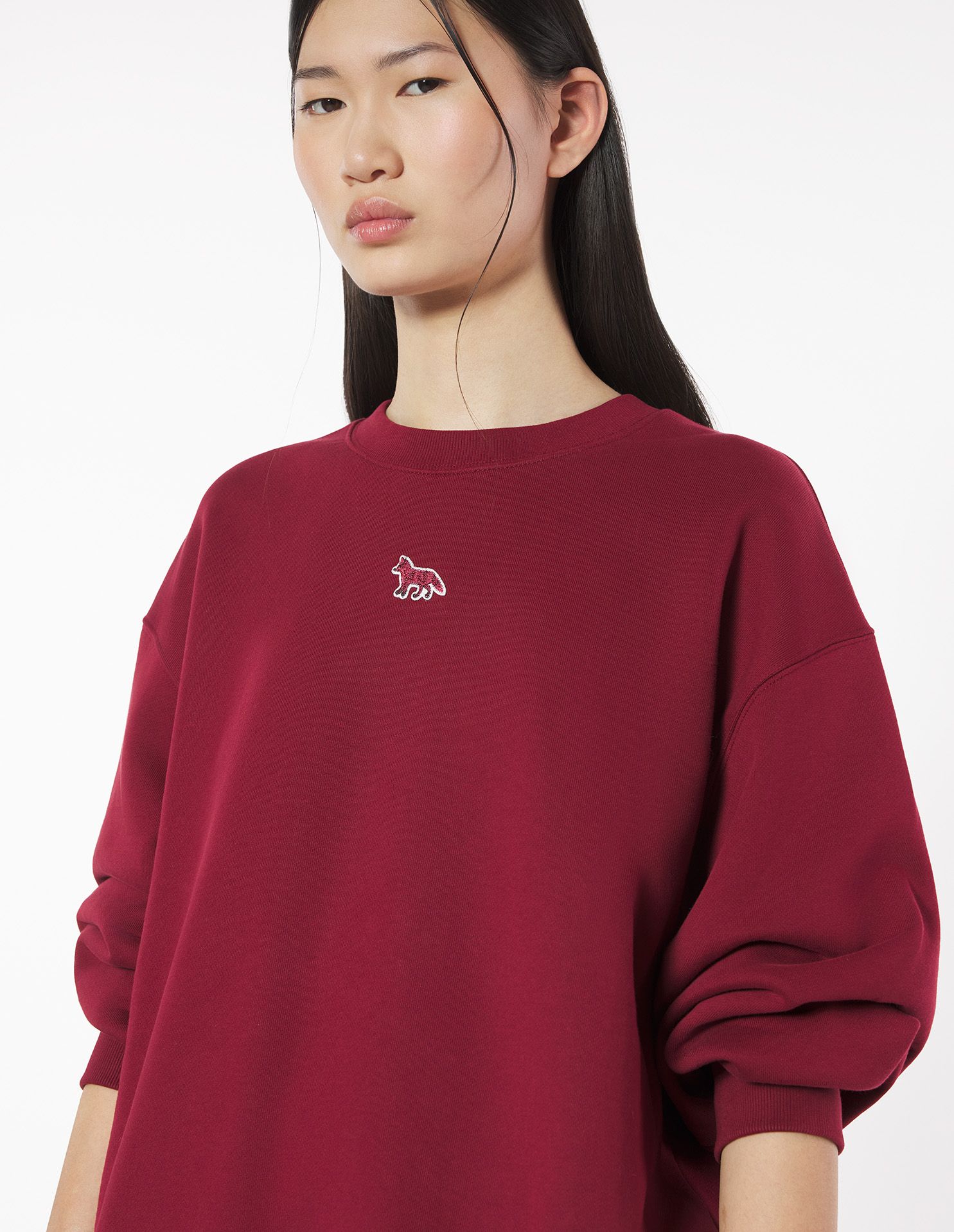 Maison Kitsuné - Áo sweatshirt BABY FOX dáng Oversize
