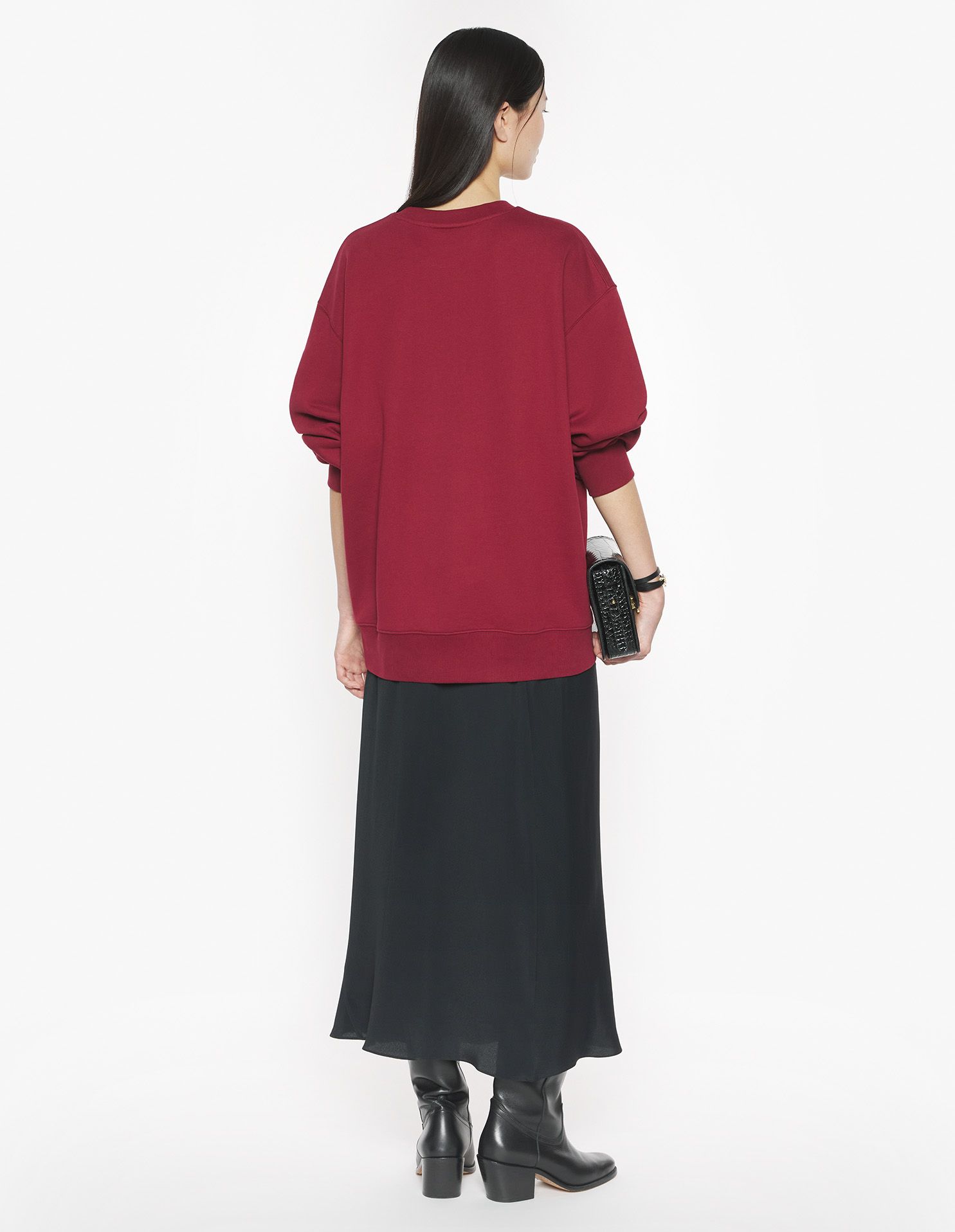 Maison Kitsuné - Áo sweatshirt BABY FOX dáng Oversize