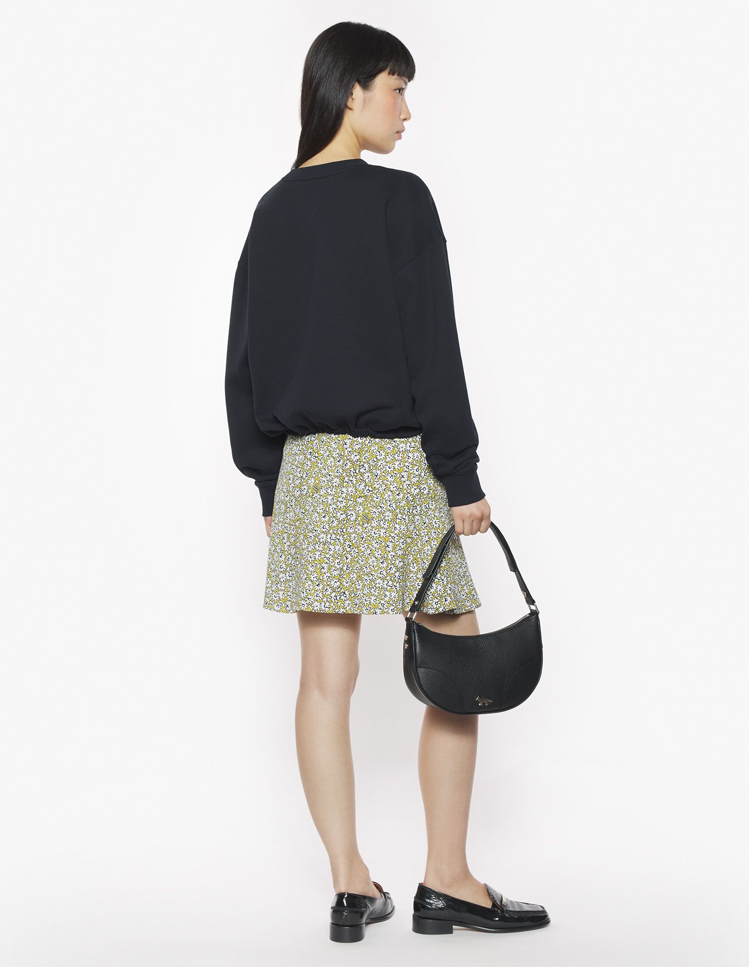 Maison Kitsuné - Áo nỉ Baby Fox Patch dây rút dáng Comfort